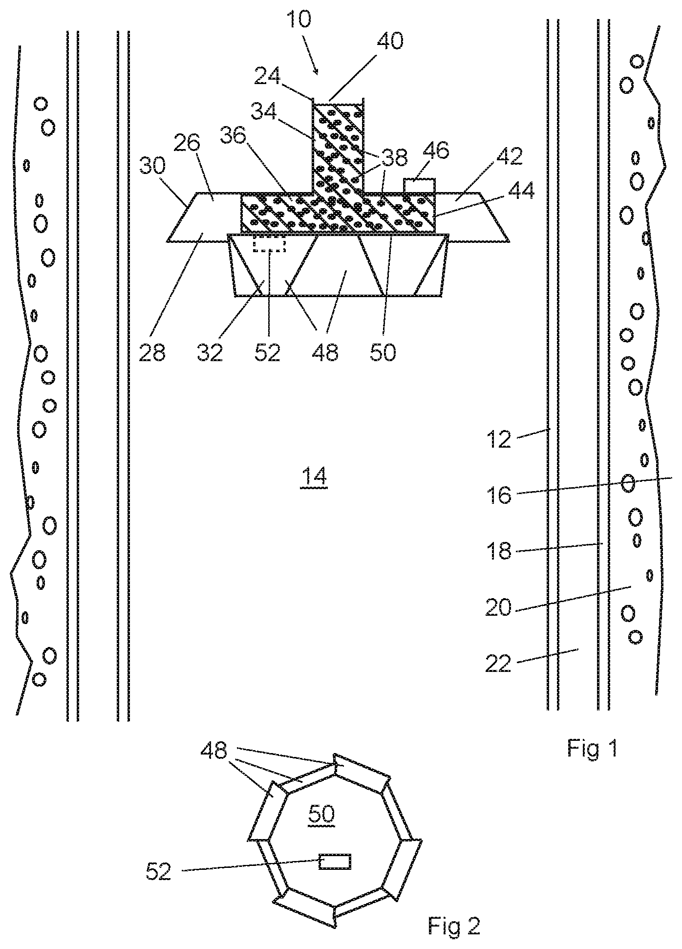 Patent US12297709 Figure 1 – Tool for severing a downhole tubular by a stream of combustion products