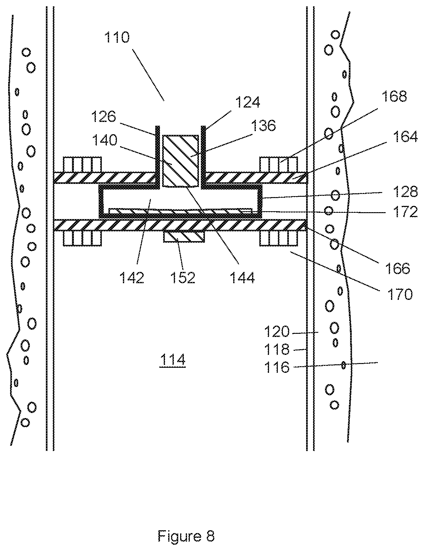 Patent US12297709 Figure 6 – Tool for severing a downhole tubular by a stream of combustion products