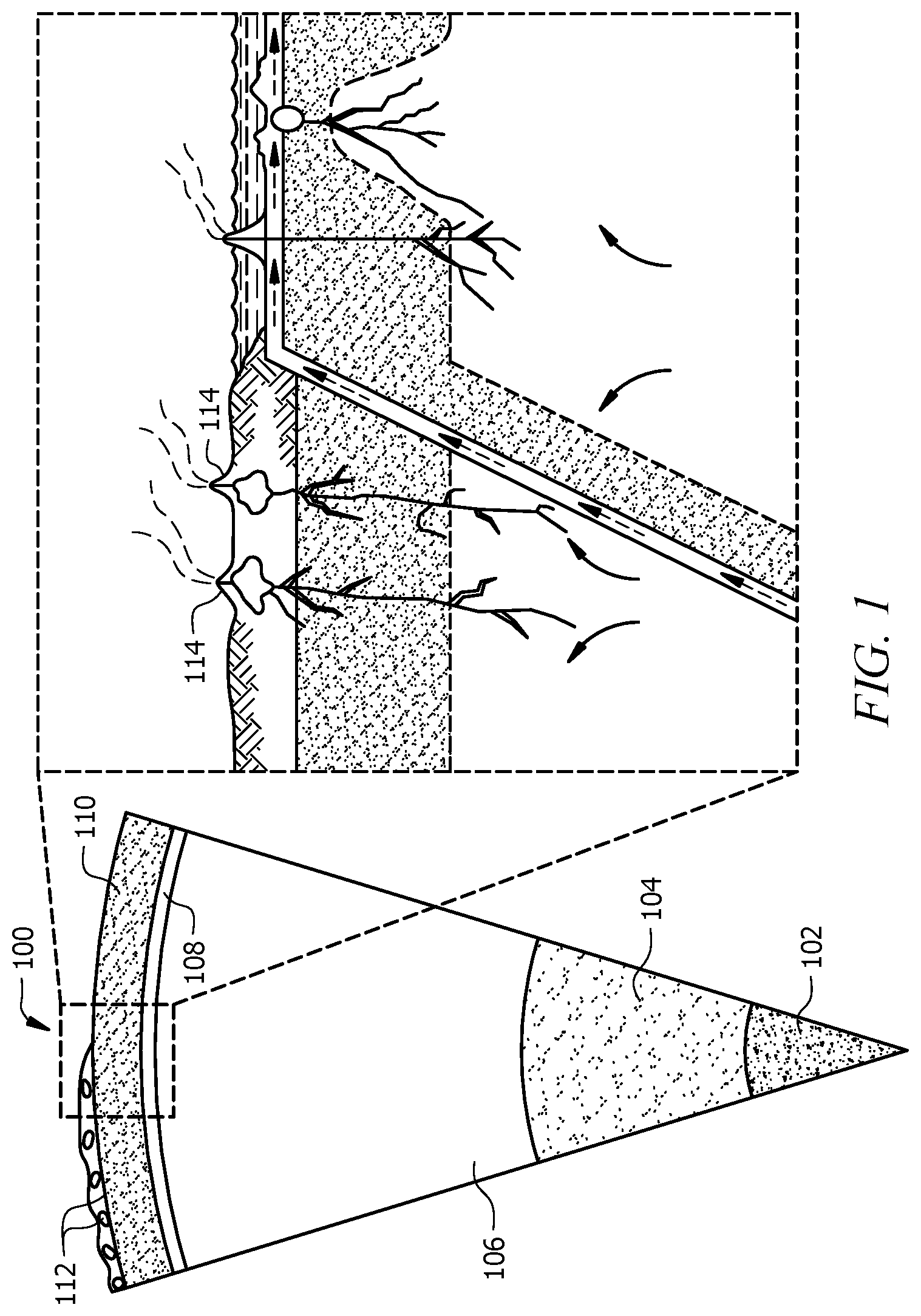 Patent US12297711 — Casing a wellbore in magma — Figure 1