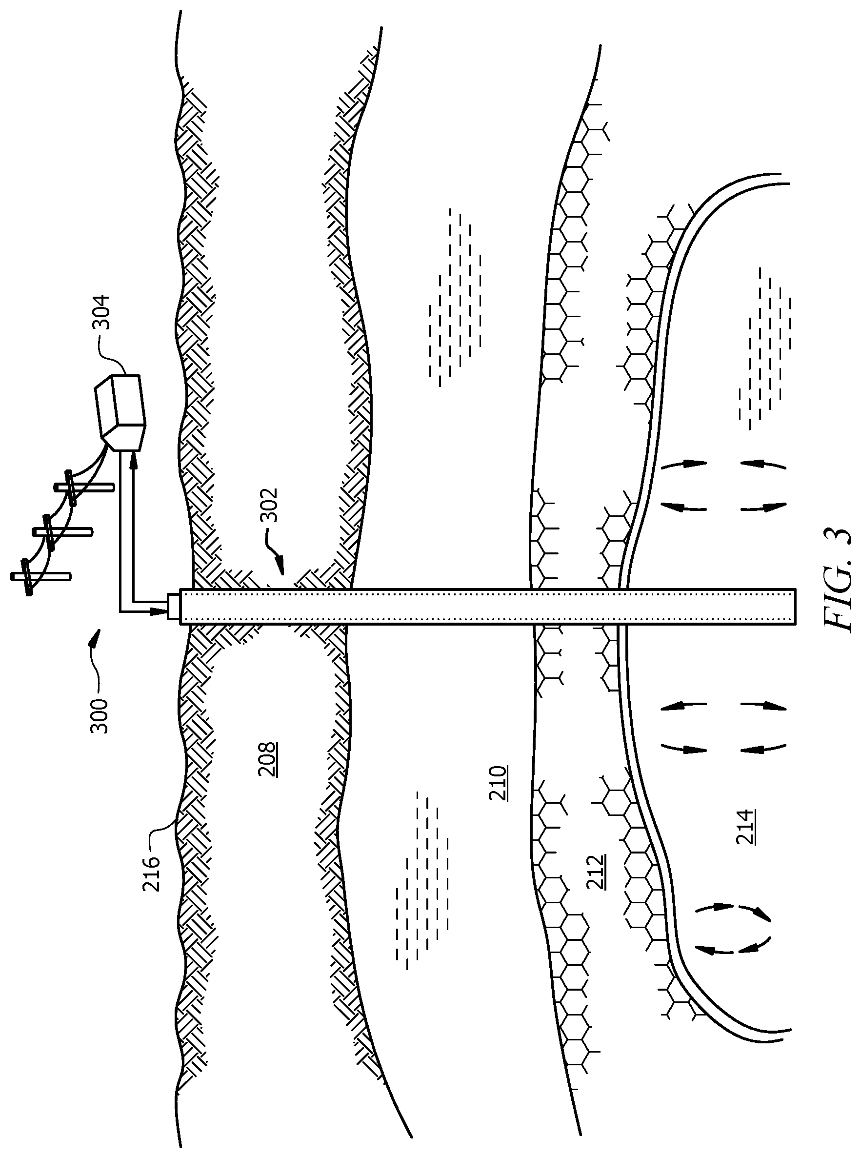 Patent US12297711 Figure 3 – Casing a wellbore in magma