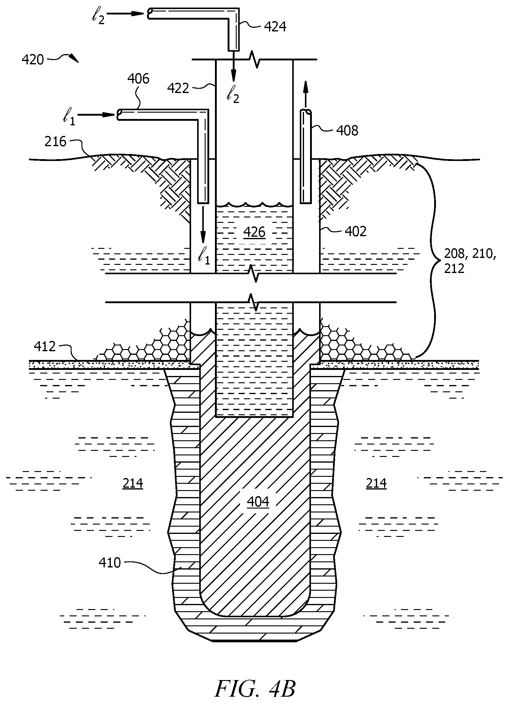 Patent US12297711 Figure 5 – Casing a wellbore in magma