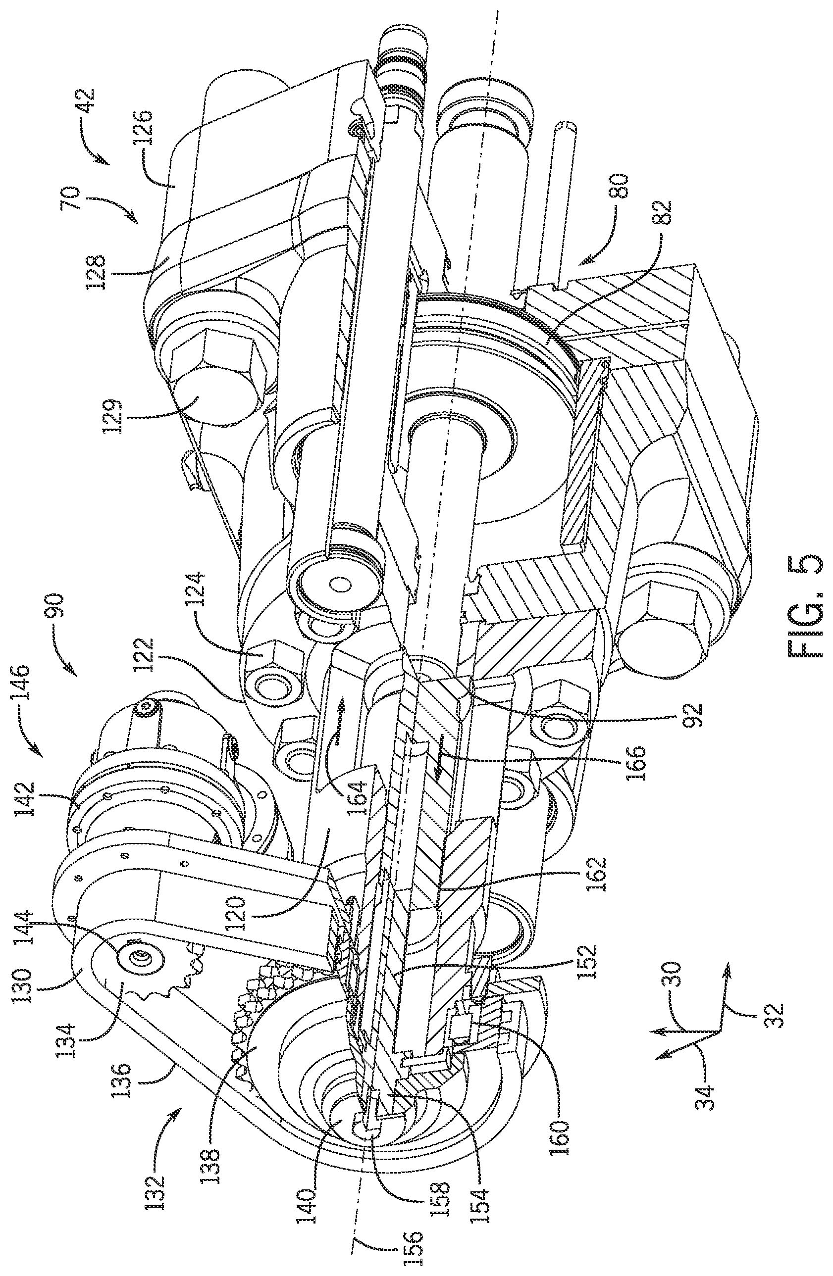 Patent US12297712 Figure 5 – Starter engine system for a rotary lock