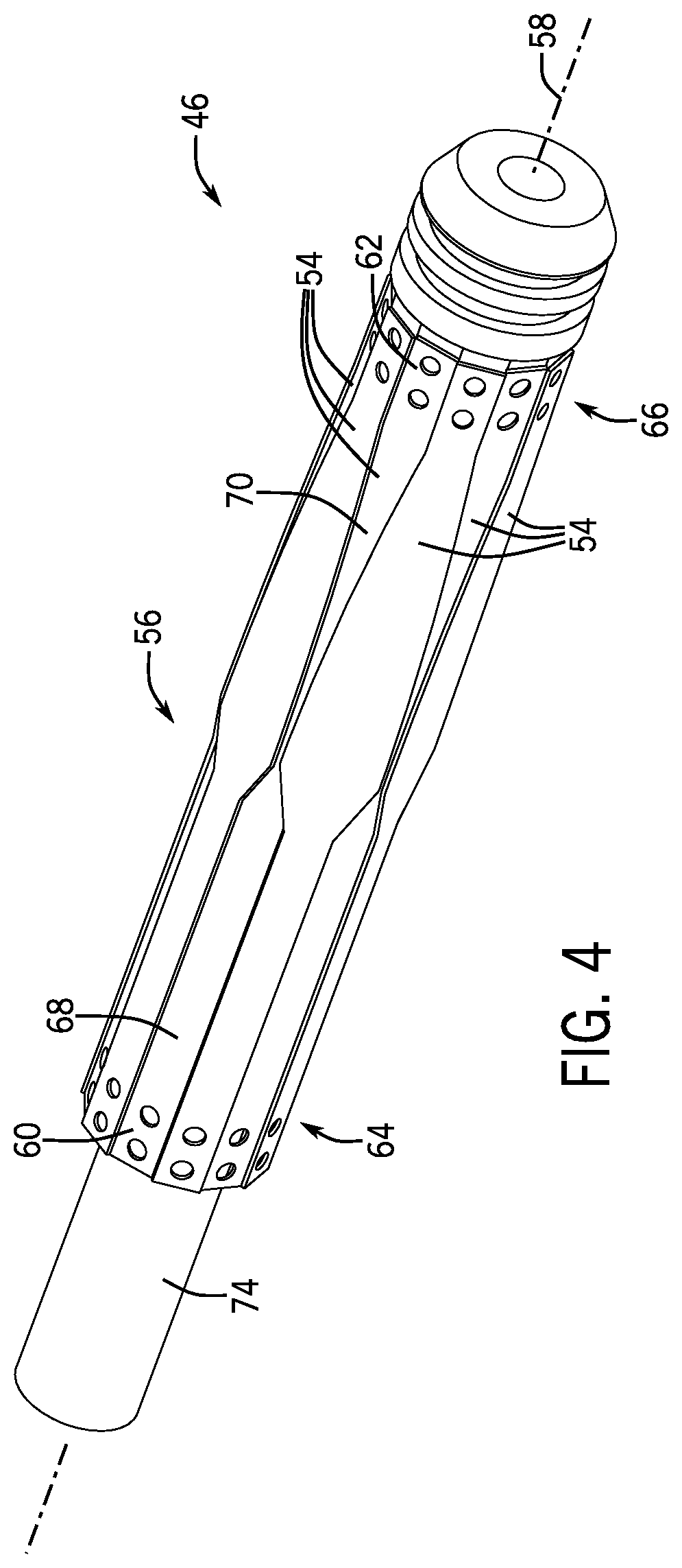 Patent US12297713 Figure 5 – Pressure modulating multi-diameter thrust cup arrangement and positioning system