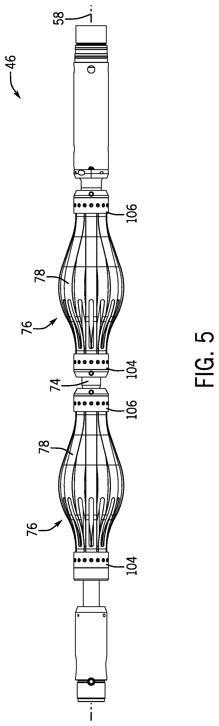 Patent US12297713 Figure 6 – Pressure modulating multi-diameter thrust cup arrangement and positioning system