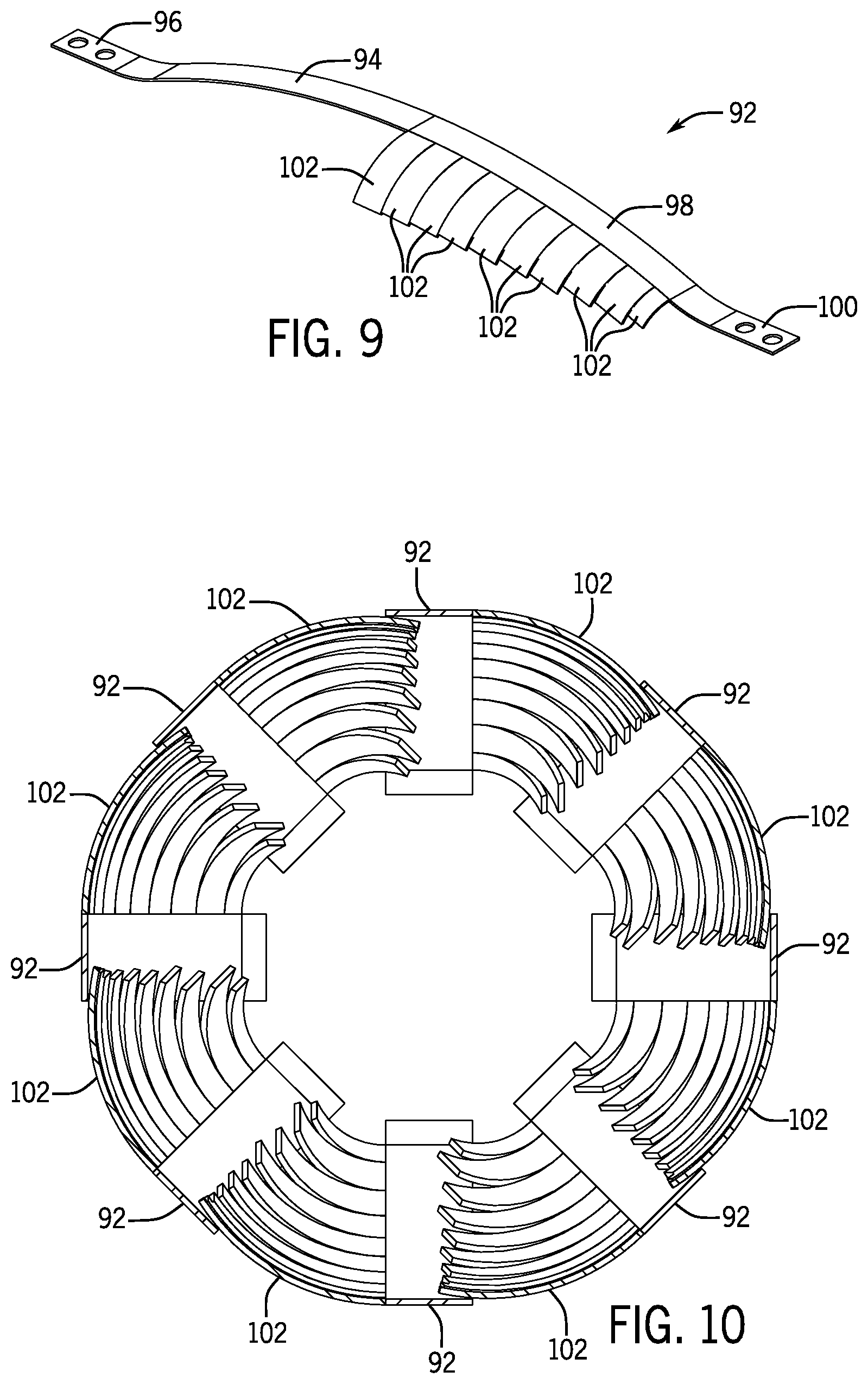 Patent US12297713 Figure 9 – Pressure modulating multi-diameter thrust cup arrangement and positioning system