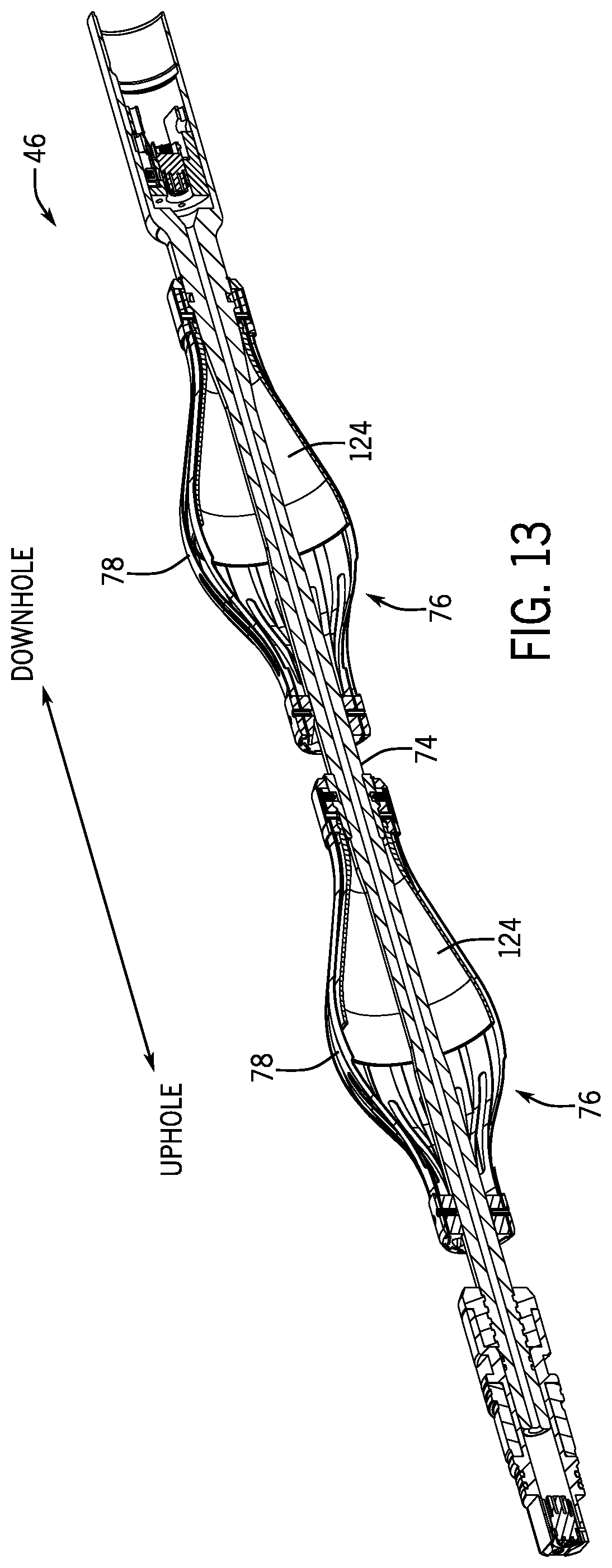 Patent US12297713 Figure 12 – Pressure modulating multi-diameter thrust cup arrangement and positioning system