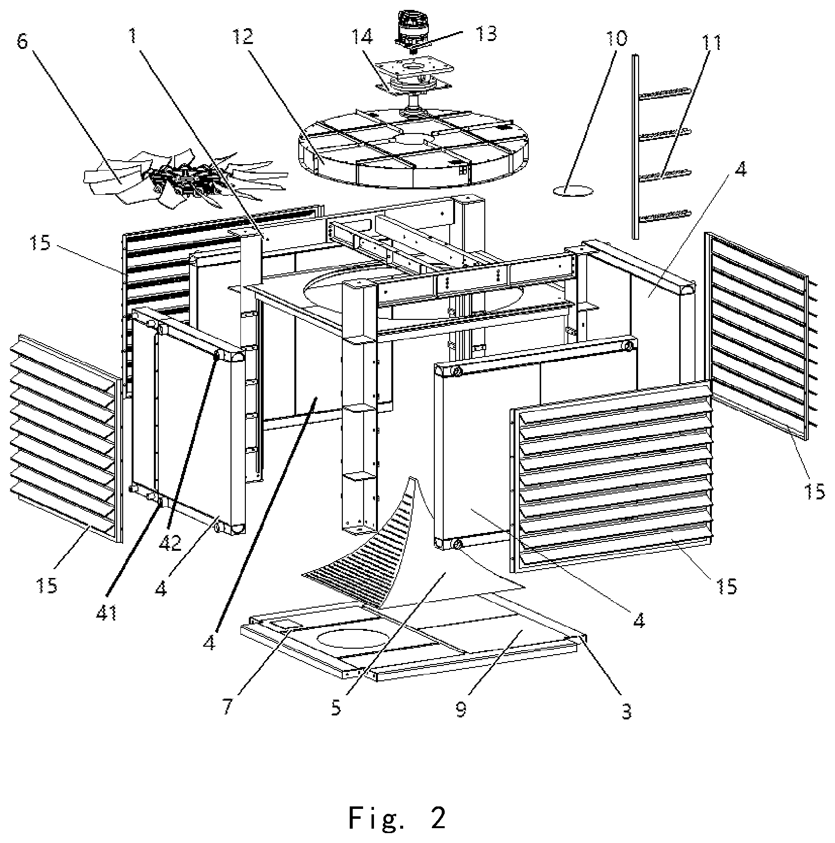Patent US12297726 Figure 2 – Heat radiator and turbo fracturing unit comprising the same