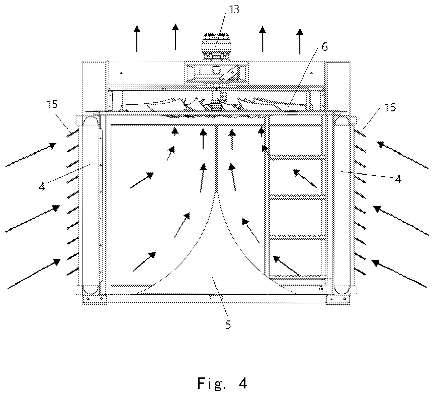 Patent US12297726 Figure 4 – Heat radiator and turbo fracturing unit comprising the same