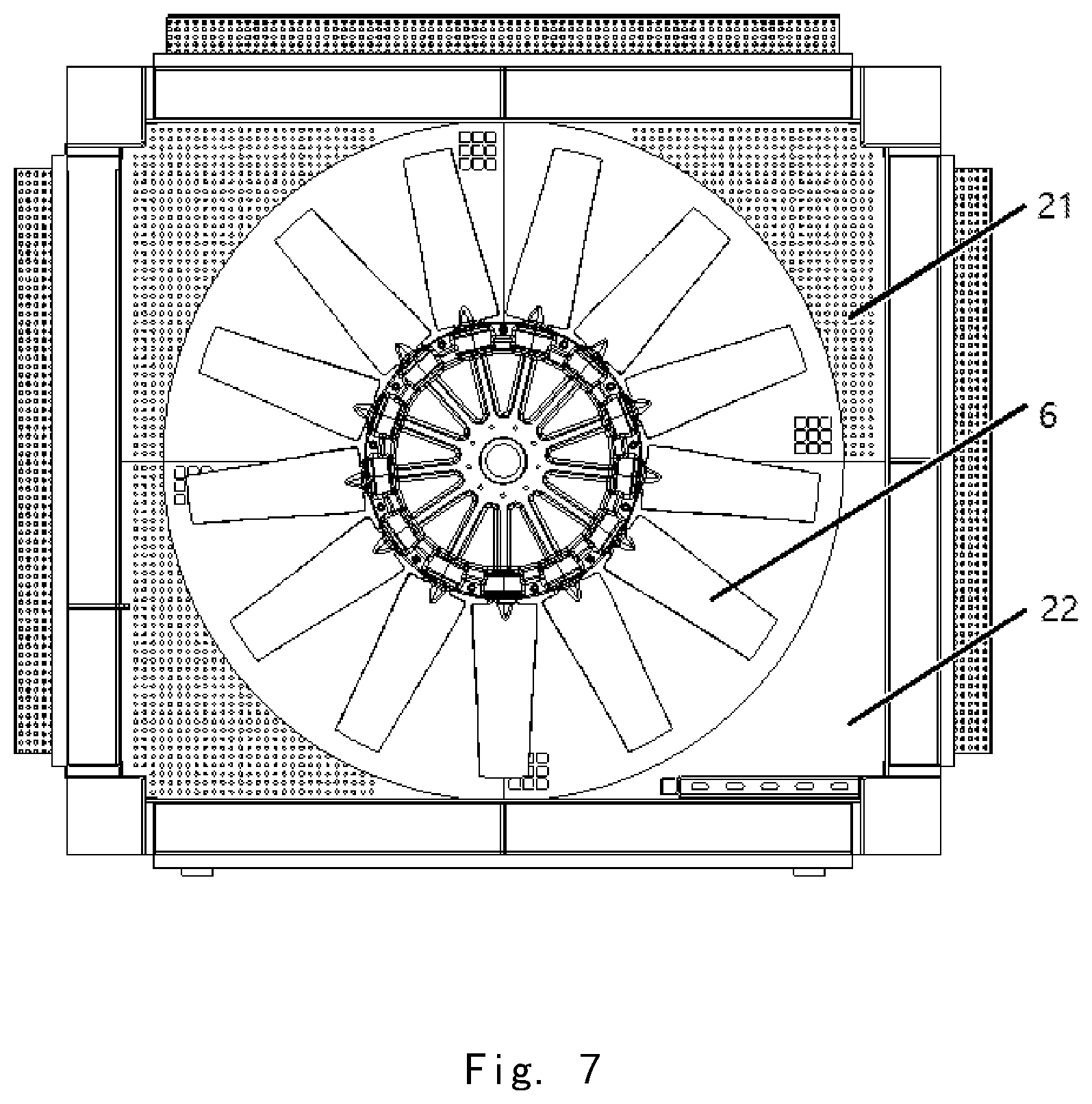 Patent US12297726 Figure 7 – Heat radiator and turbo fracturing unit comprising the same