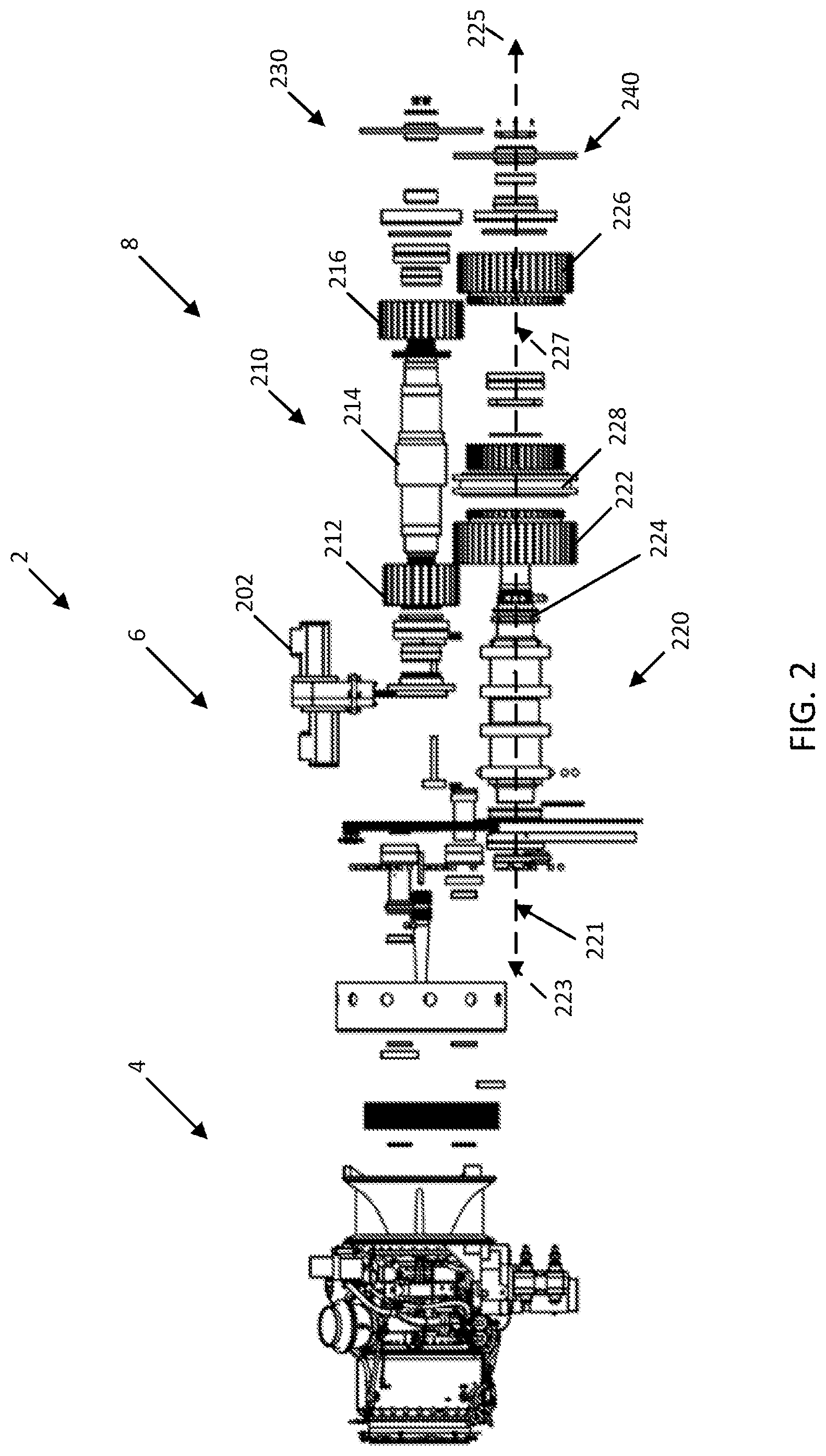 Patent US12297728 Figure 3 – Multi-speed turbine reduction gearbox system and method