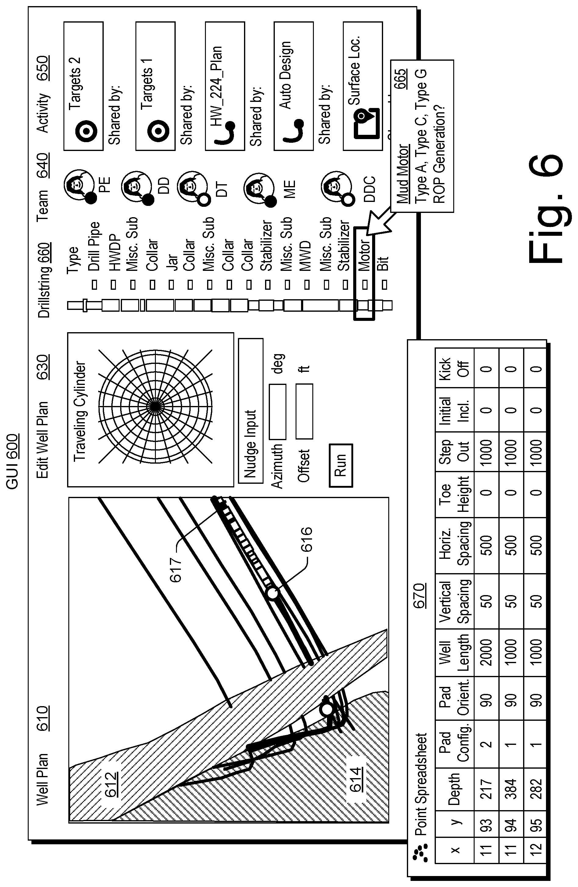 Patent US12297732 Figure 6 – Drilling control