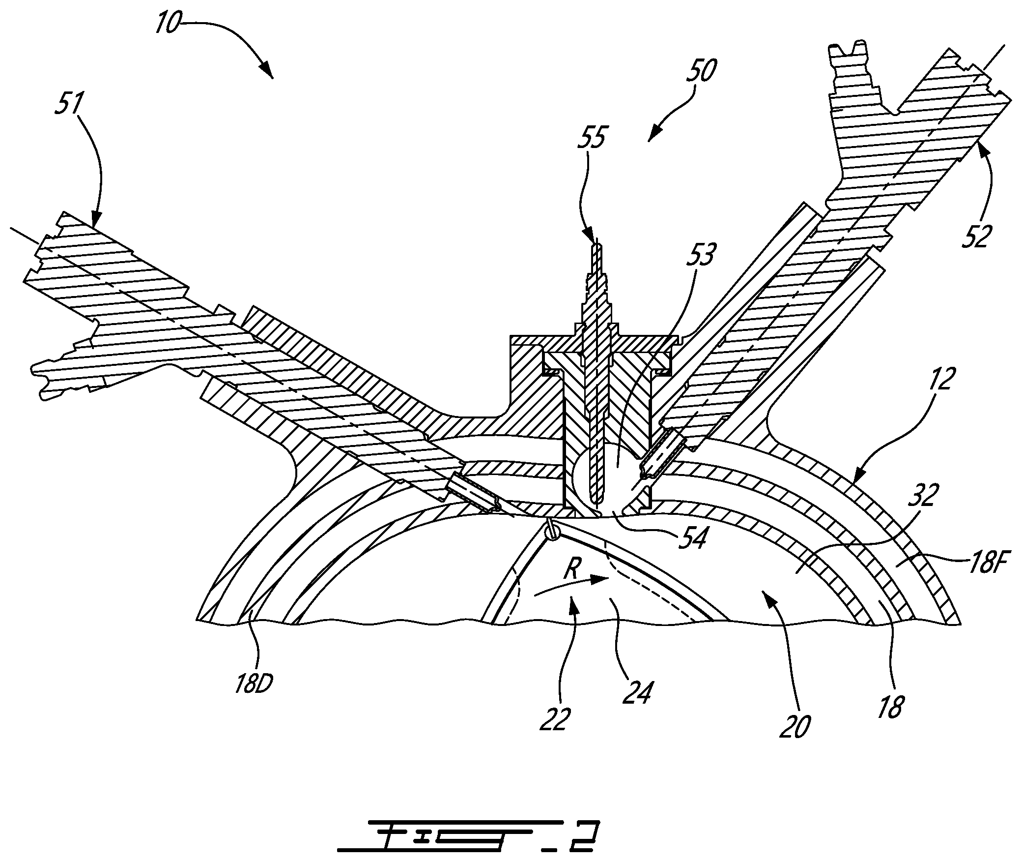 Patent US12297738 Figure 4 – Rotary engine and cooling systems thereof