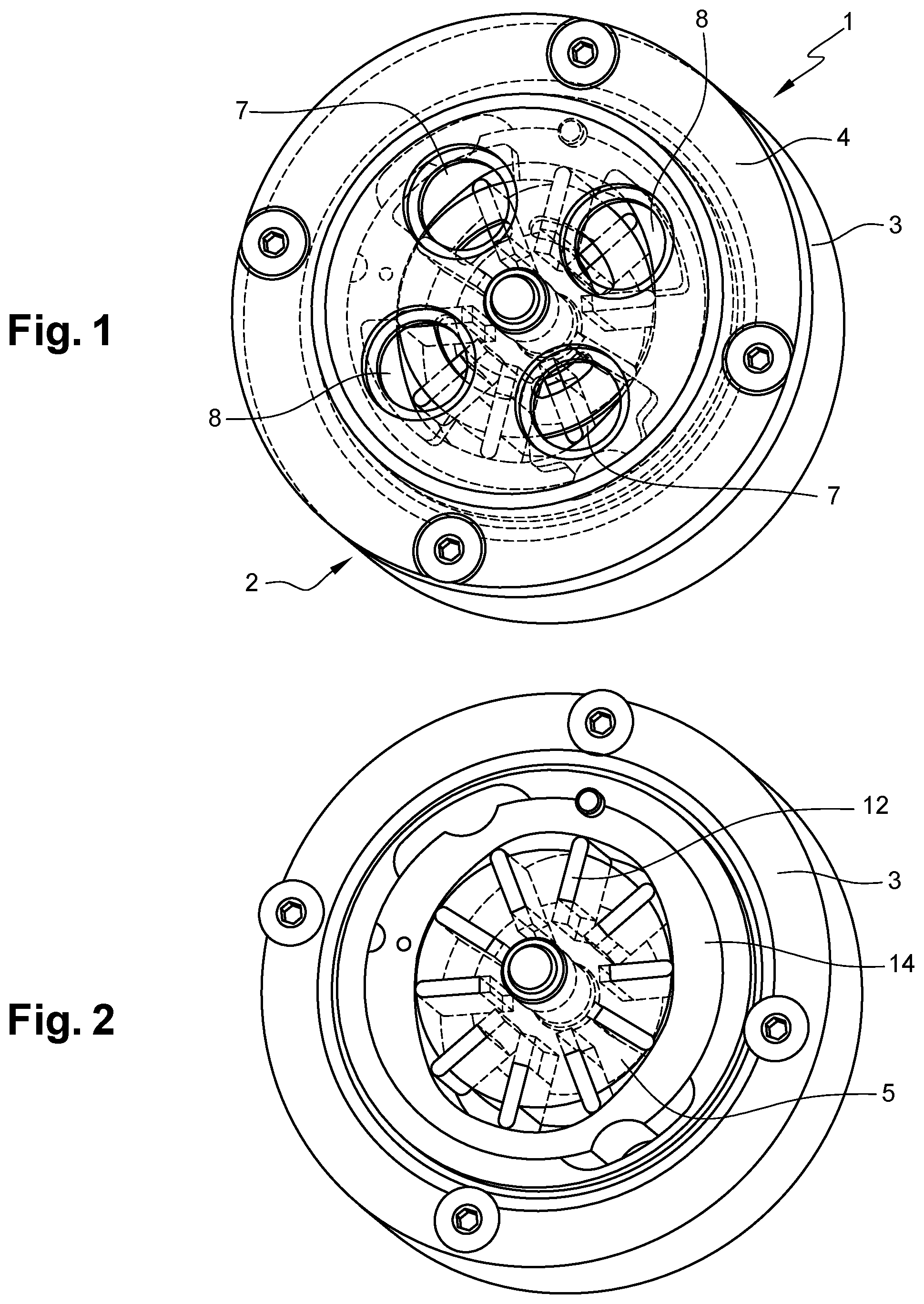 Patent US12297739 — Rotary vane pump — Figure 1