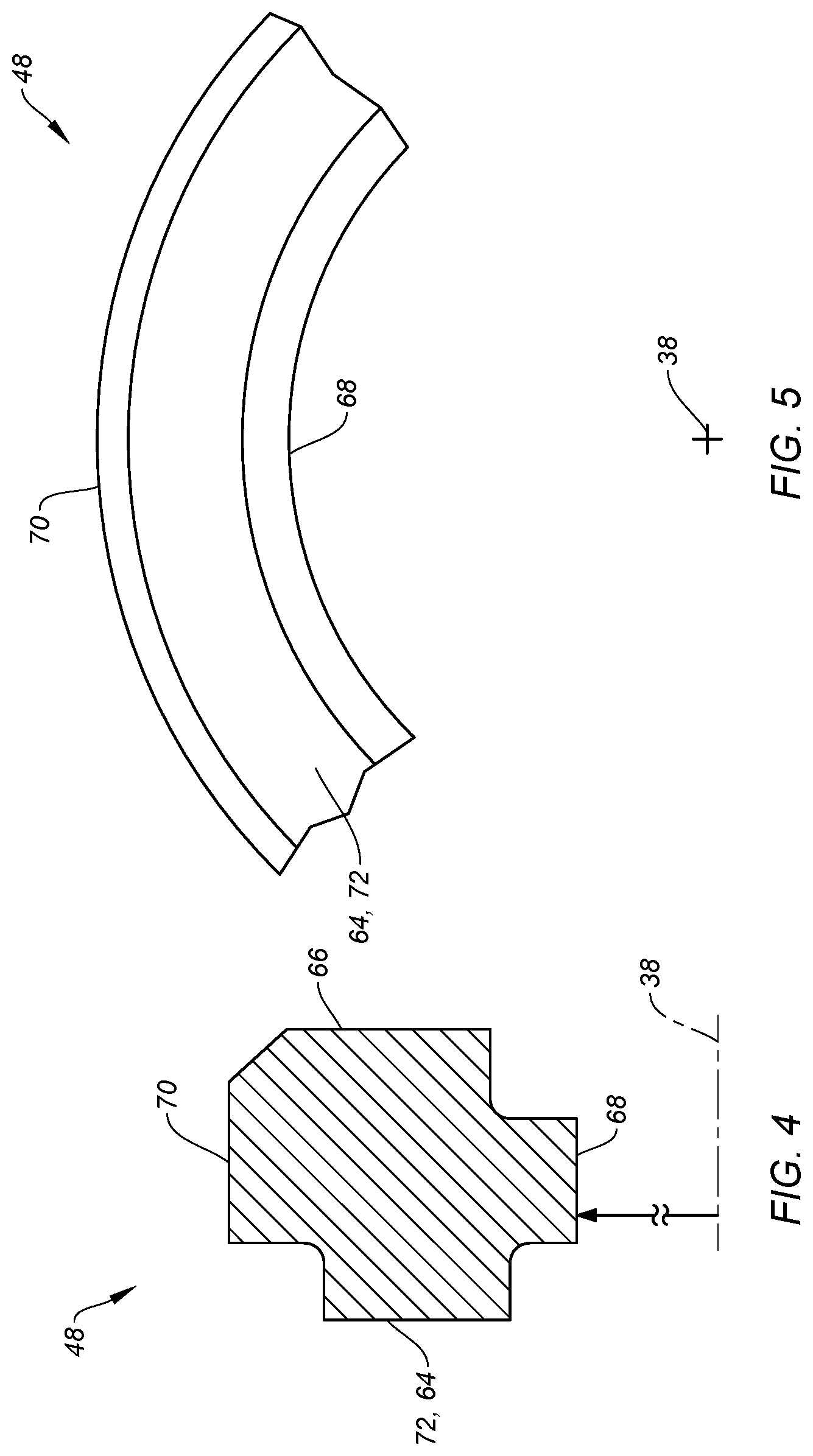 Patent US12297740 Figure 3 – Seal carrier with rolling element guide rail contact