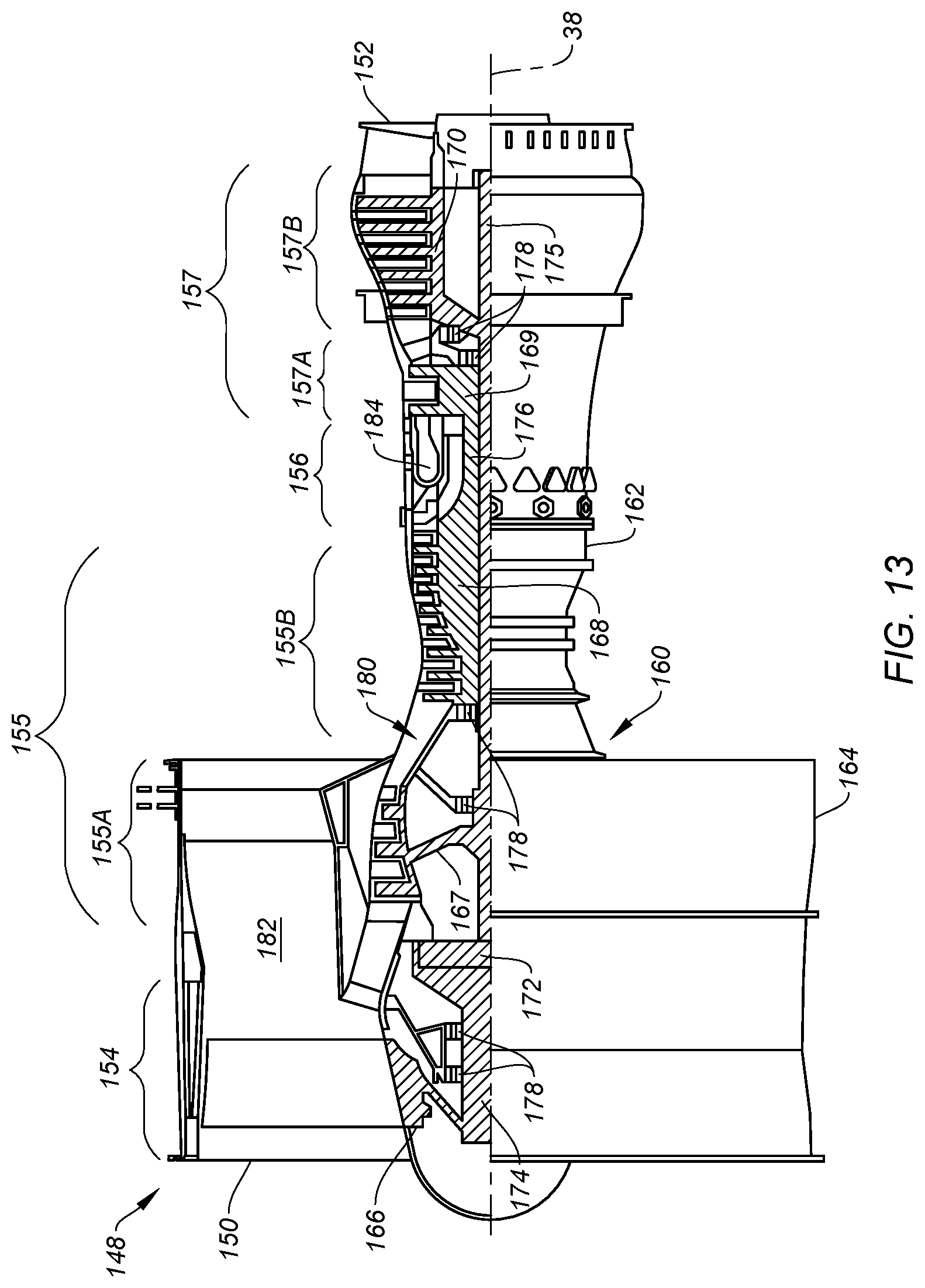 Patent US12297740 Figure 11 – Seal carrier with rolling element guide rail contact