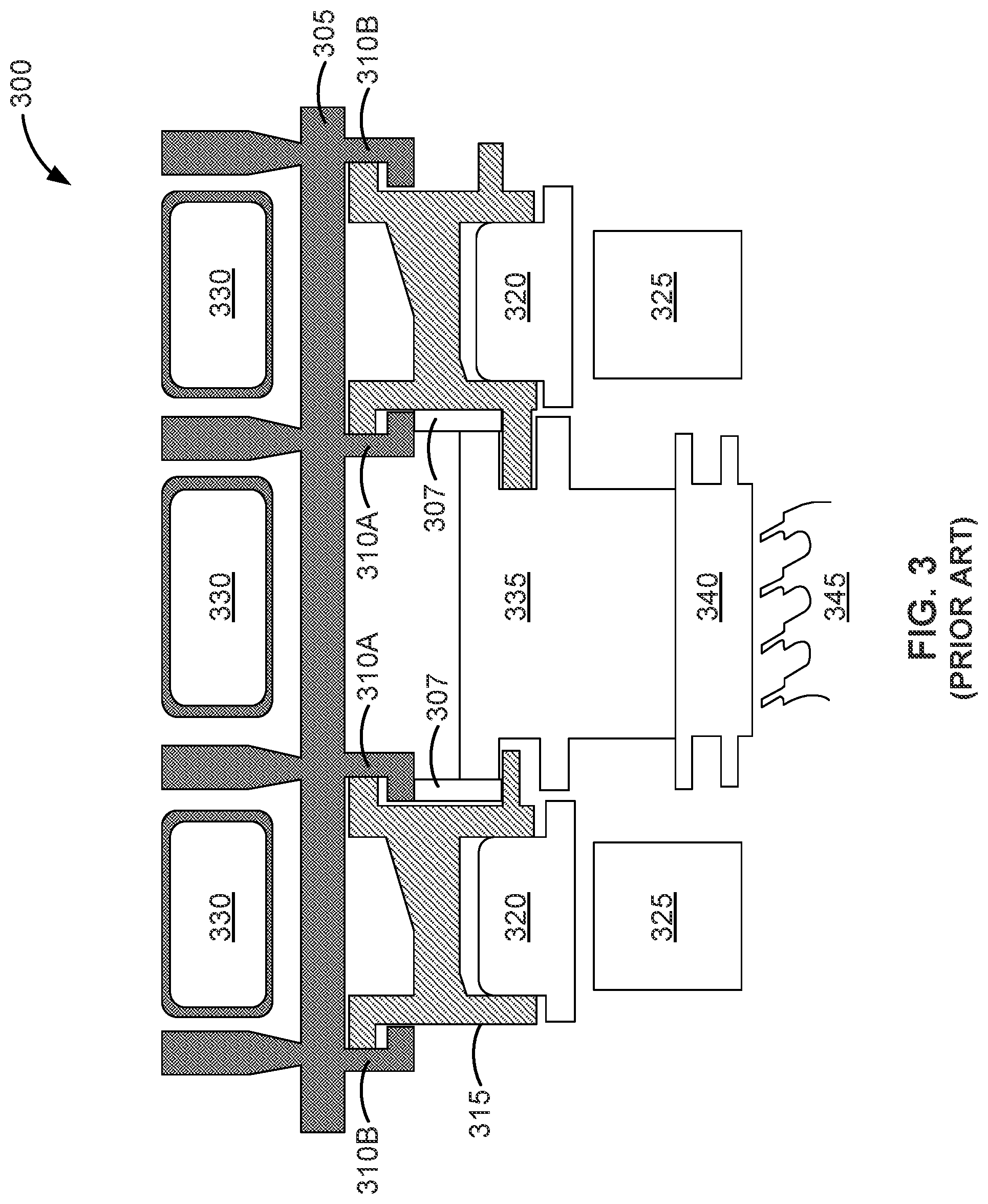 Patent US12297741 Figure 3 – Rapid active clearance control system of inter stage and mid-seals