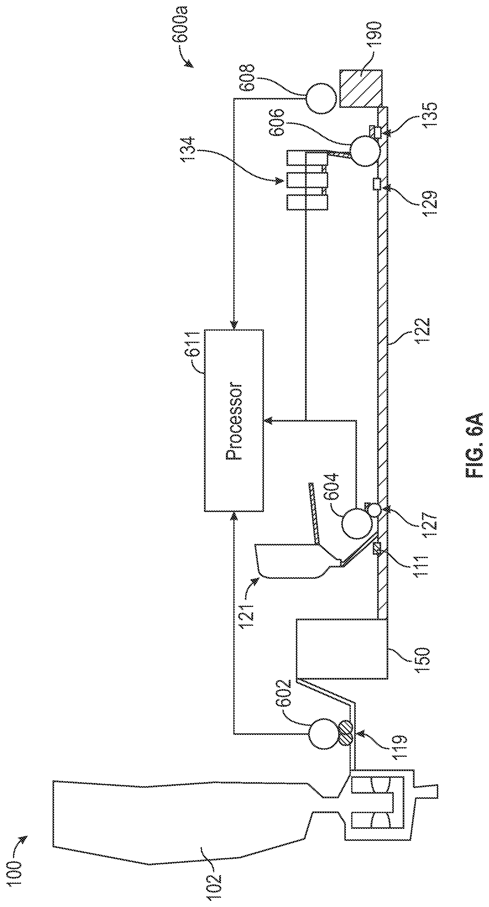 Patent US12297743 Figure 11 – Gas turbine engine having a sensor assembly to detect torsional vibration