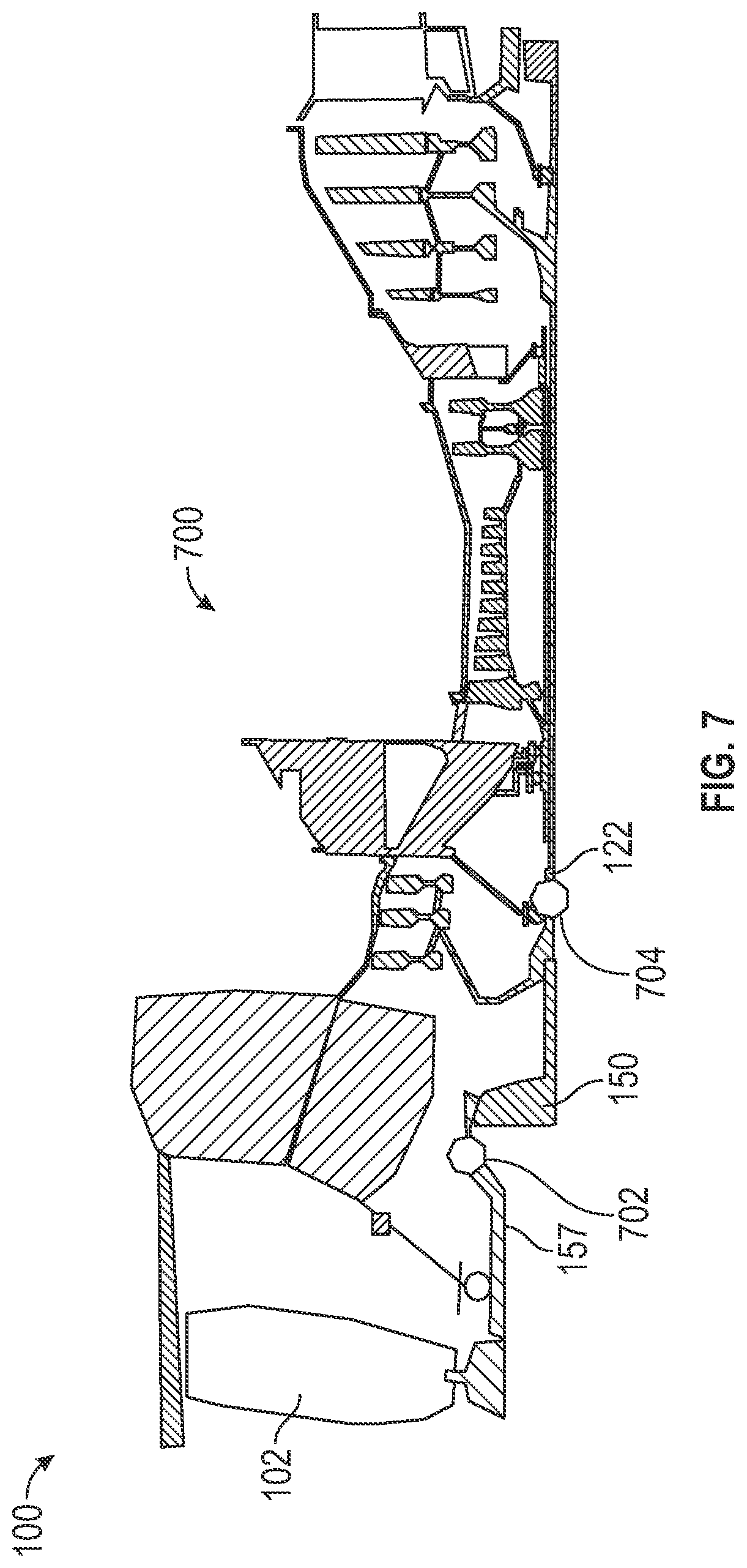 Patent US12297743 Figure 14 – Gas turbine engine having a sensor assembly to detect torsional vibration