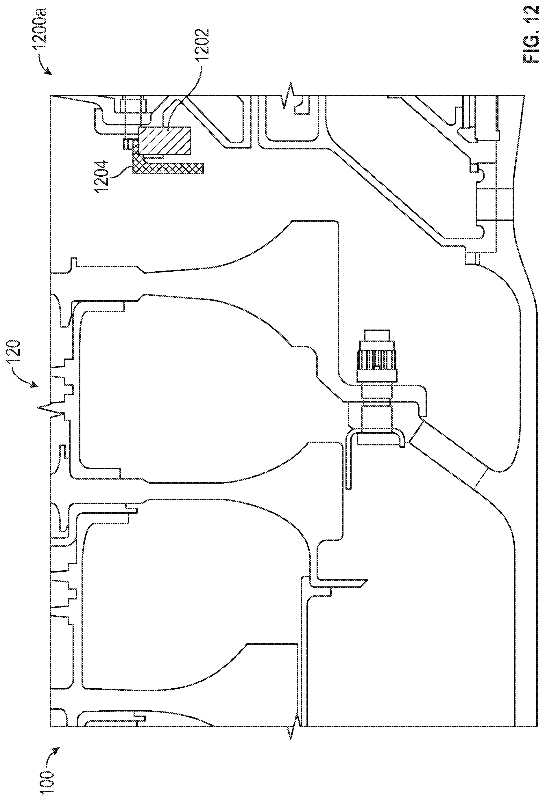 Patent US12297743 Figure 19 – Gas turbine engine having a sensor assembly to detect torsional vibration