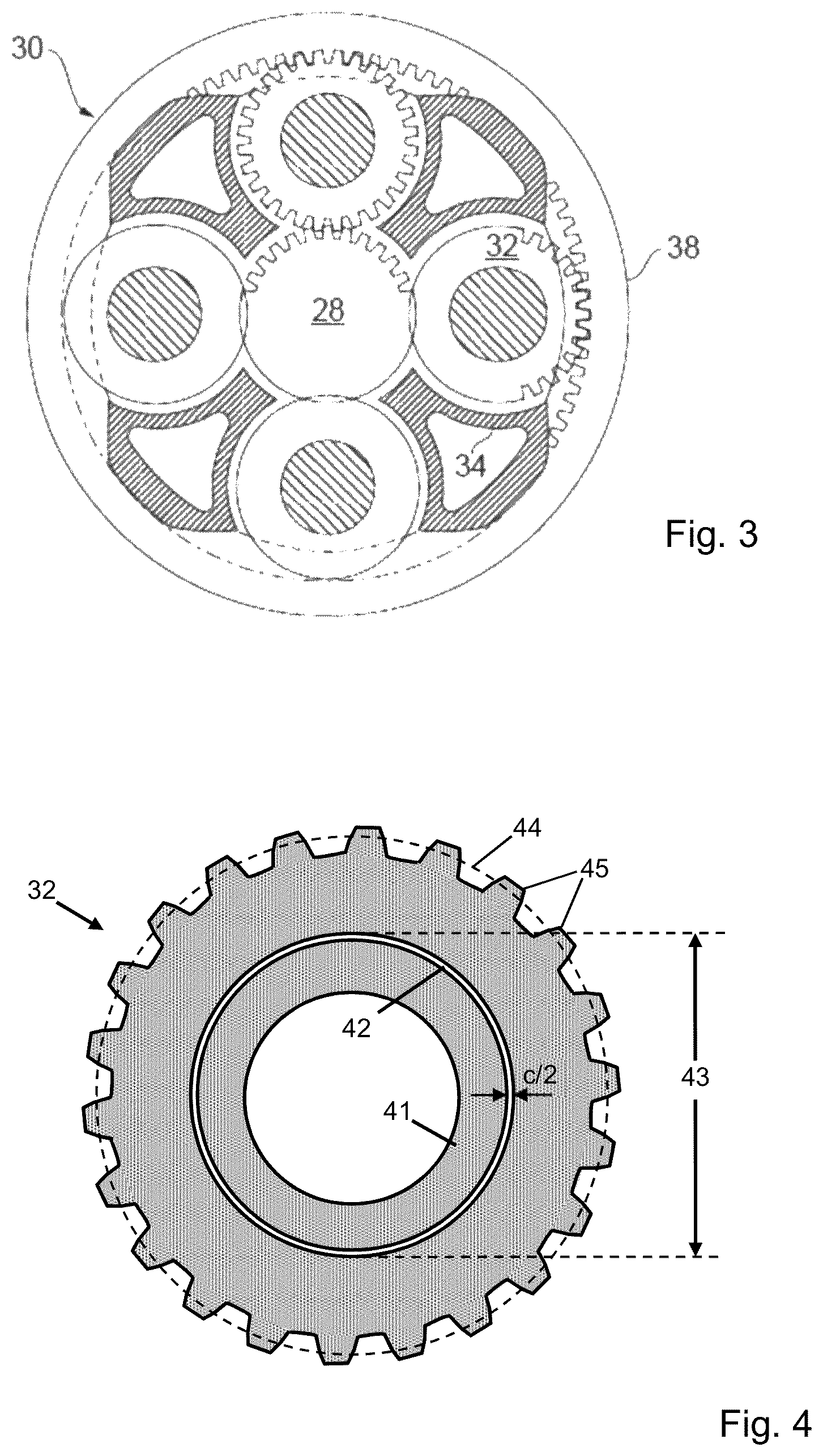 Patent US12297745 Figure 2 – Gearboxes for aircraft gas turbine engines