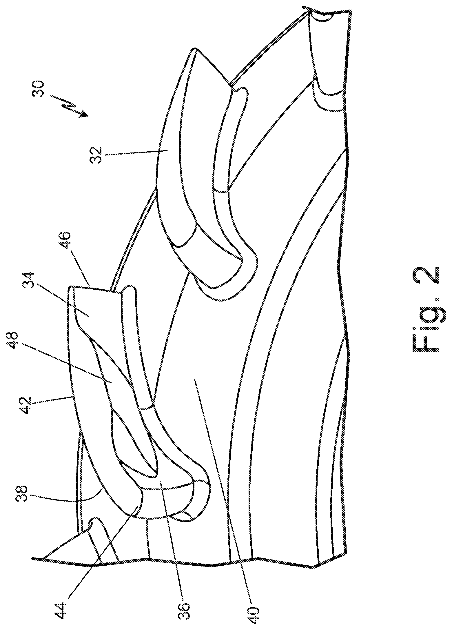 Patent US12297746 Figure 2 – Erosion compensated vane geometry