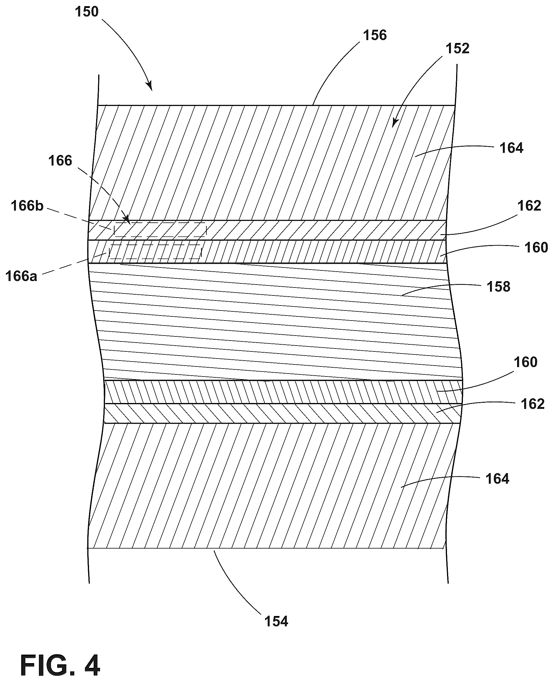 Patent US12297749 Figure 4 – Turbine engine with a blade having woven core and toughened region