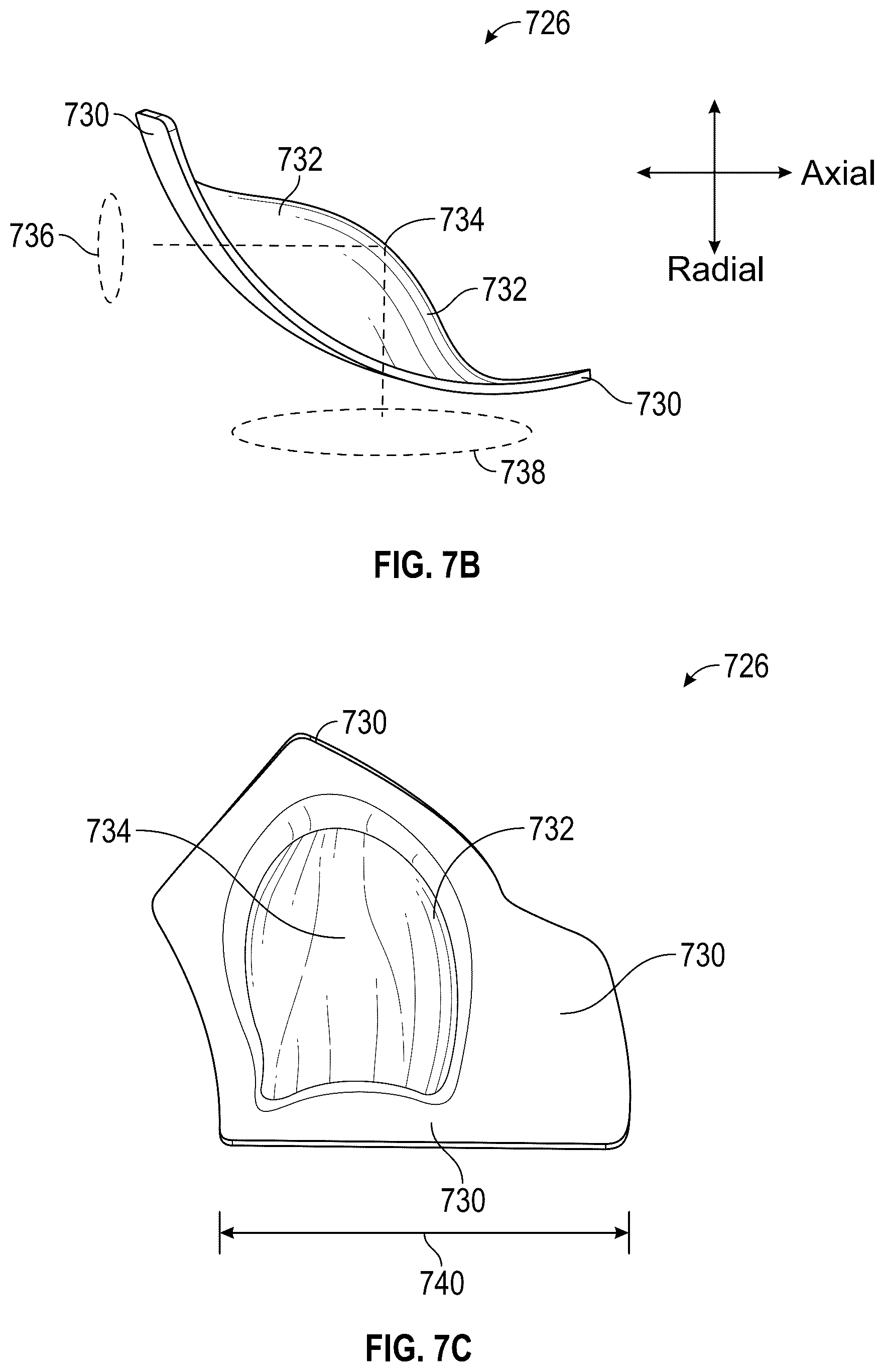Patent US12297752 Figure 9 – Vane forward rail for gas turbine engine assembly