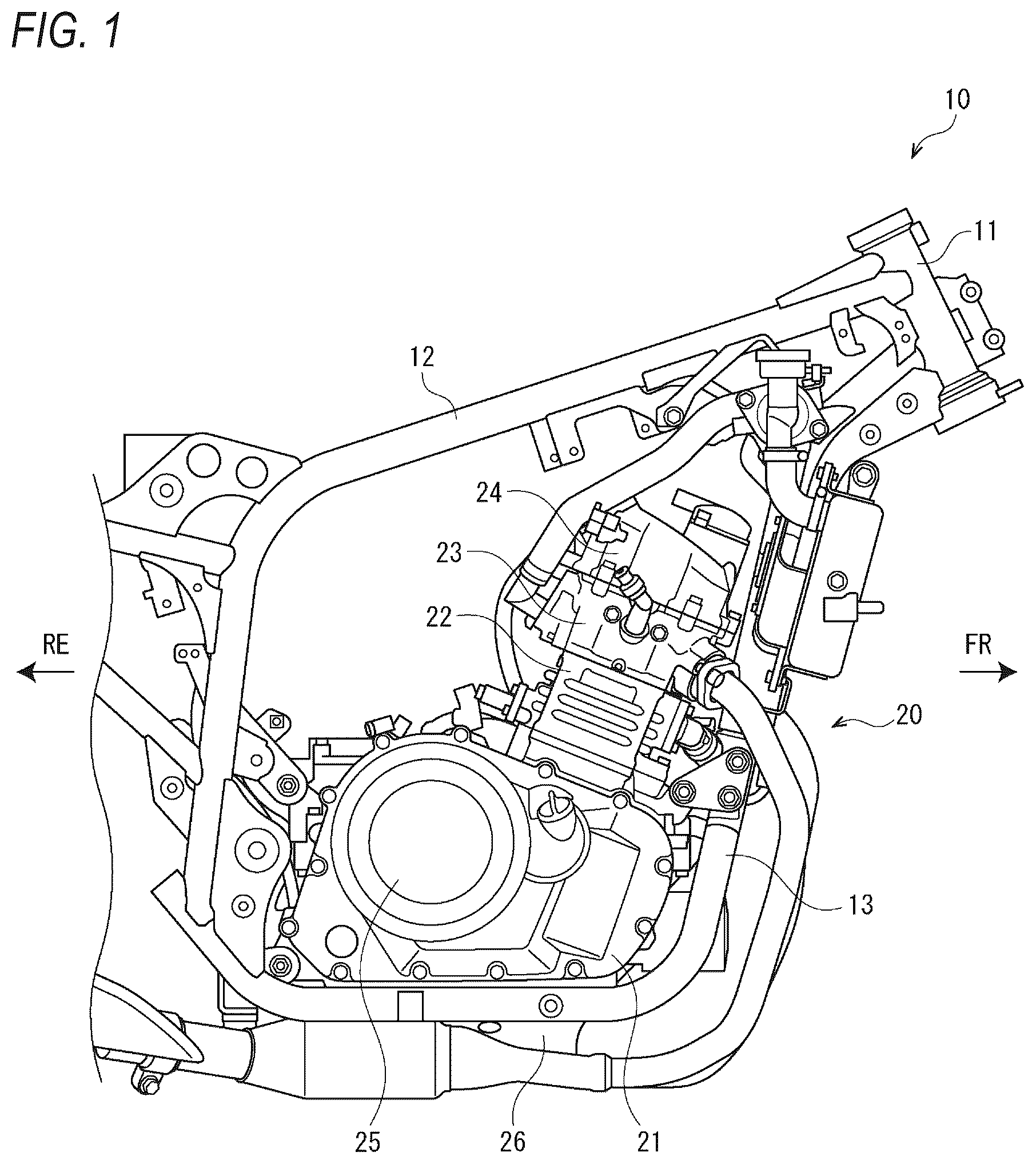 Patent US12297756 Figure 1 – Variable valve device