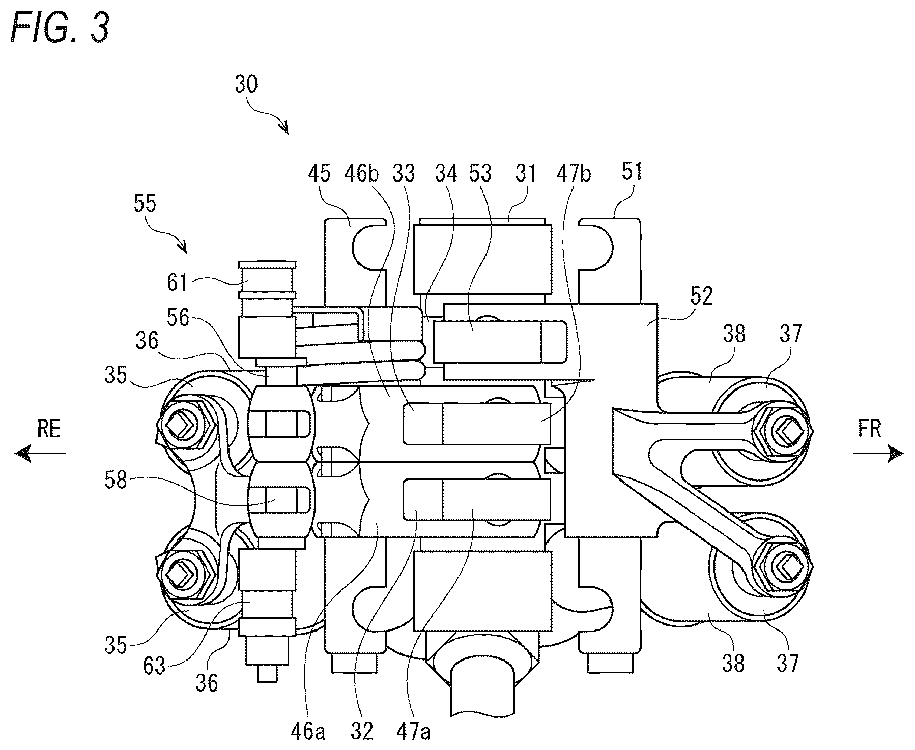Patent US12297756 Figure 3 – Variable valve device