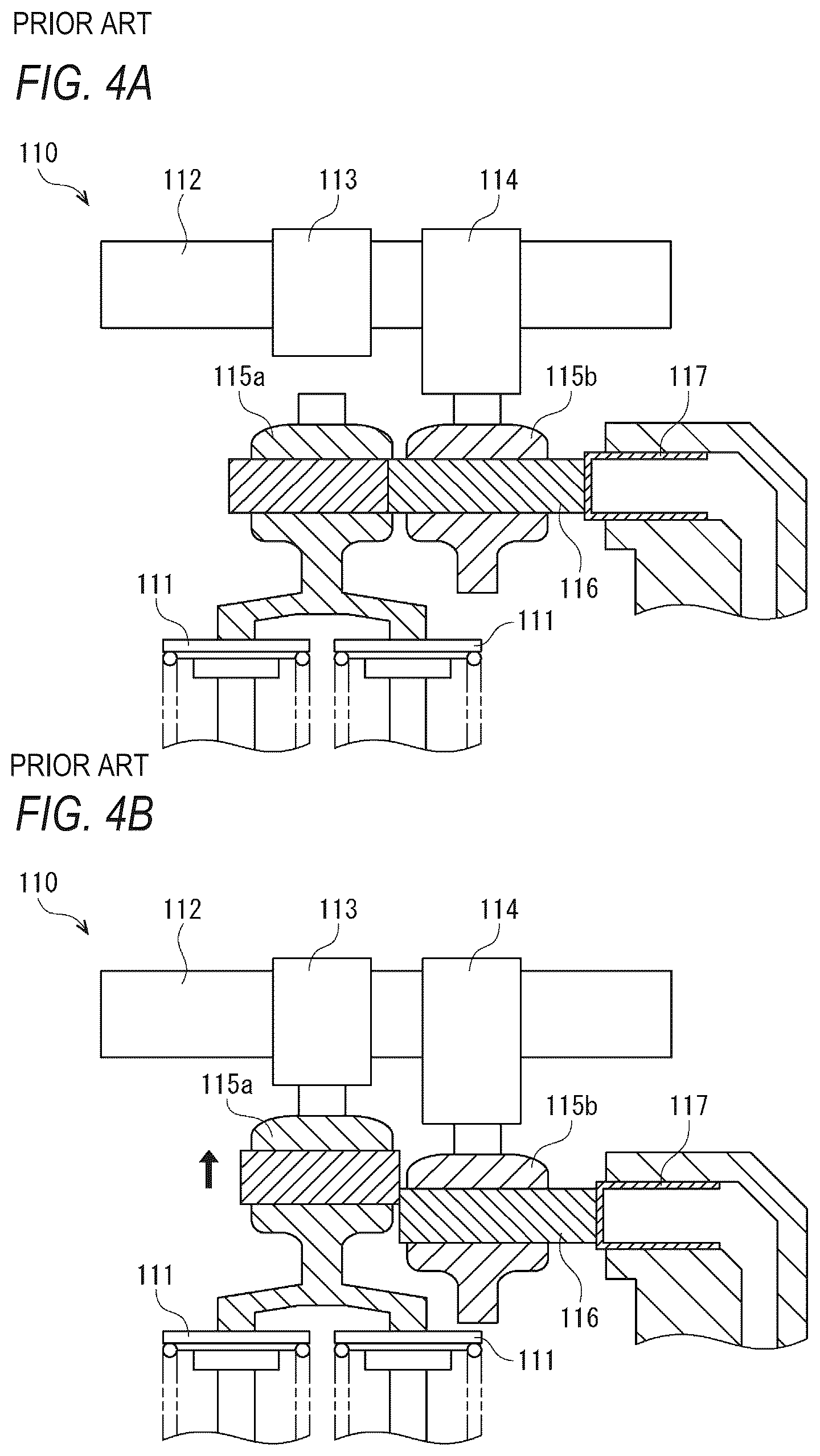 Patent US12297756 Figure 4 – Variable valve device