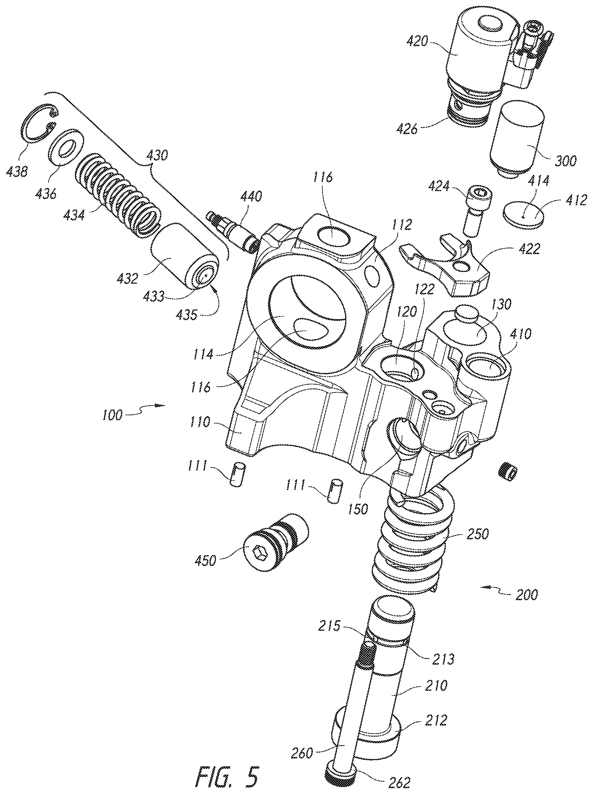 Patent US12297757 Figure 5 – Lost motion variable valve actuation systems and method