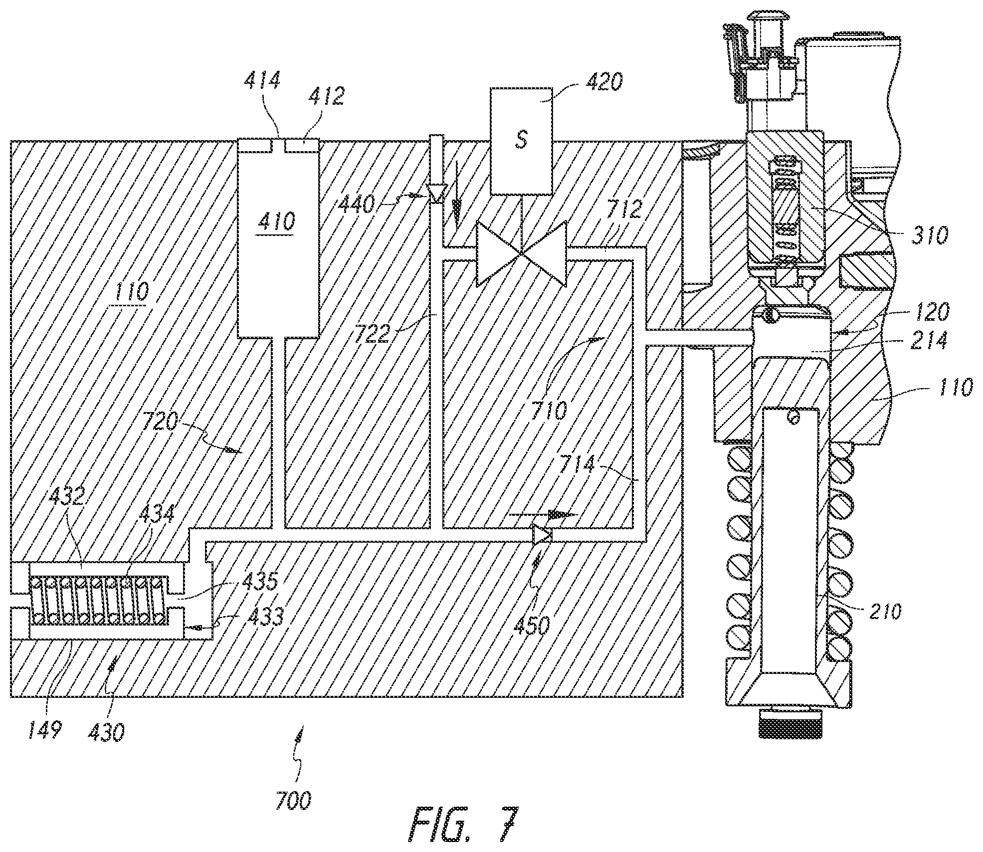 Patent US12297757 Figure 7 – Lost motion variable valve actuation systems and method