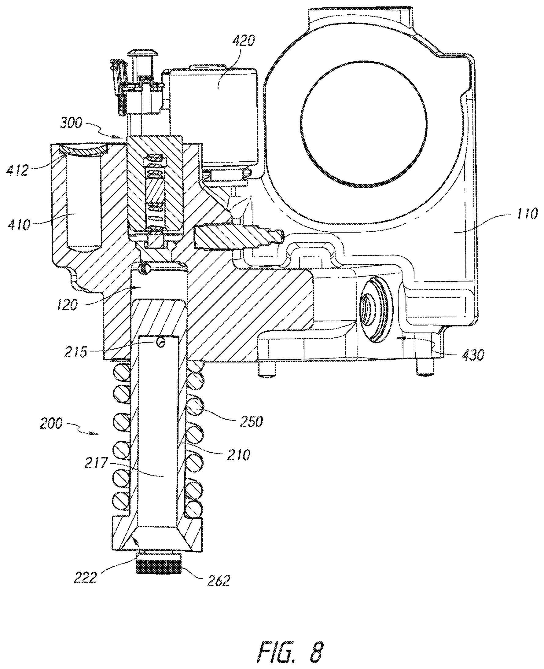 Patent US12297757 Figure 8 – Lost motion variable valve actuation systems and method