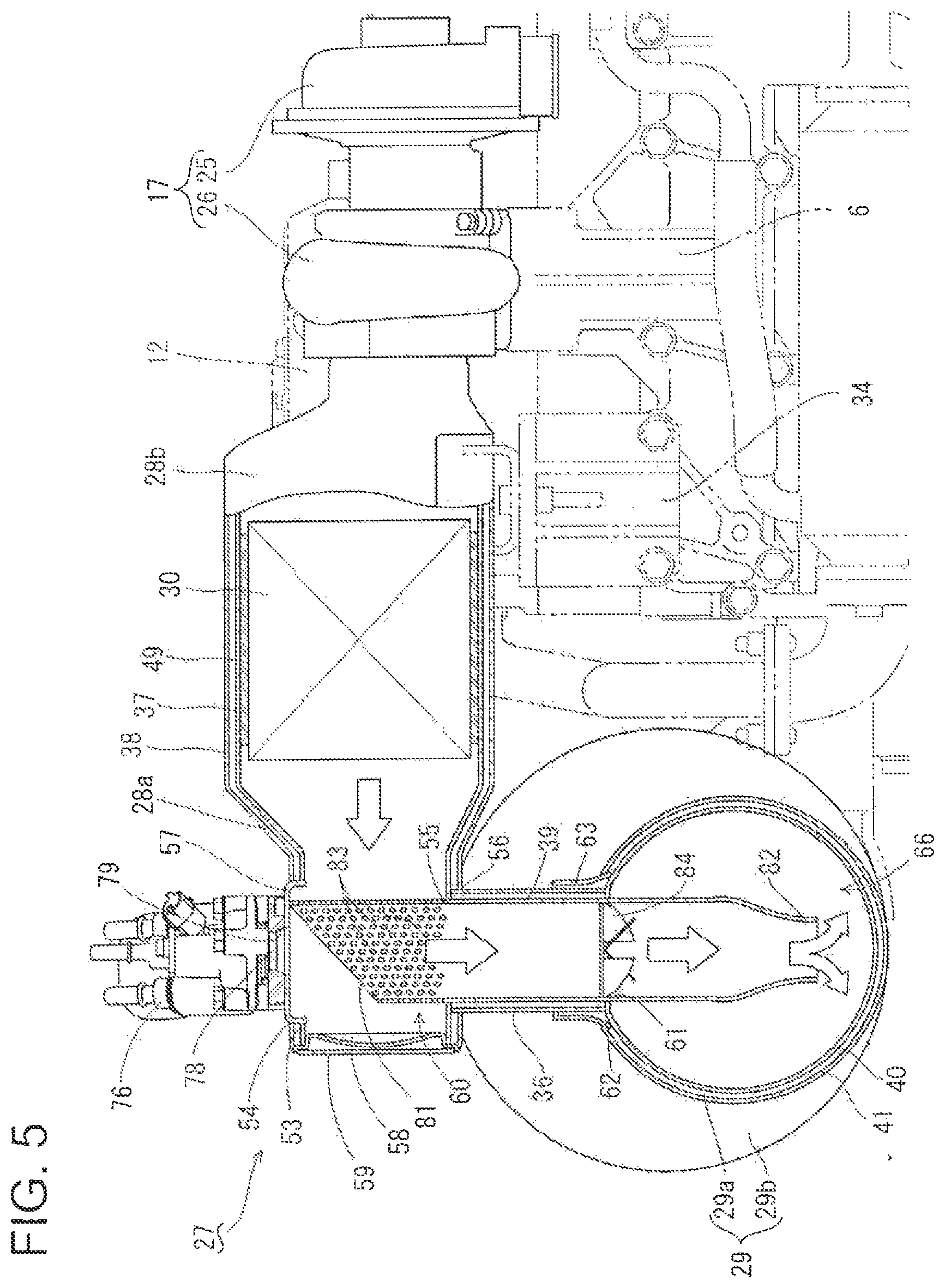 Patent US12297763 Figure 5 – Engine device