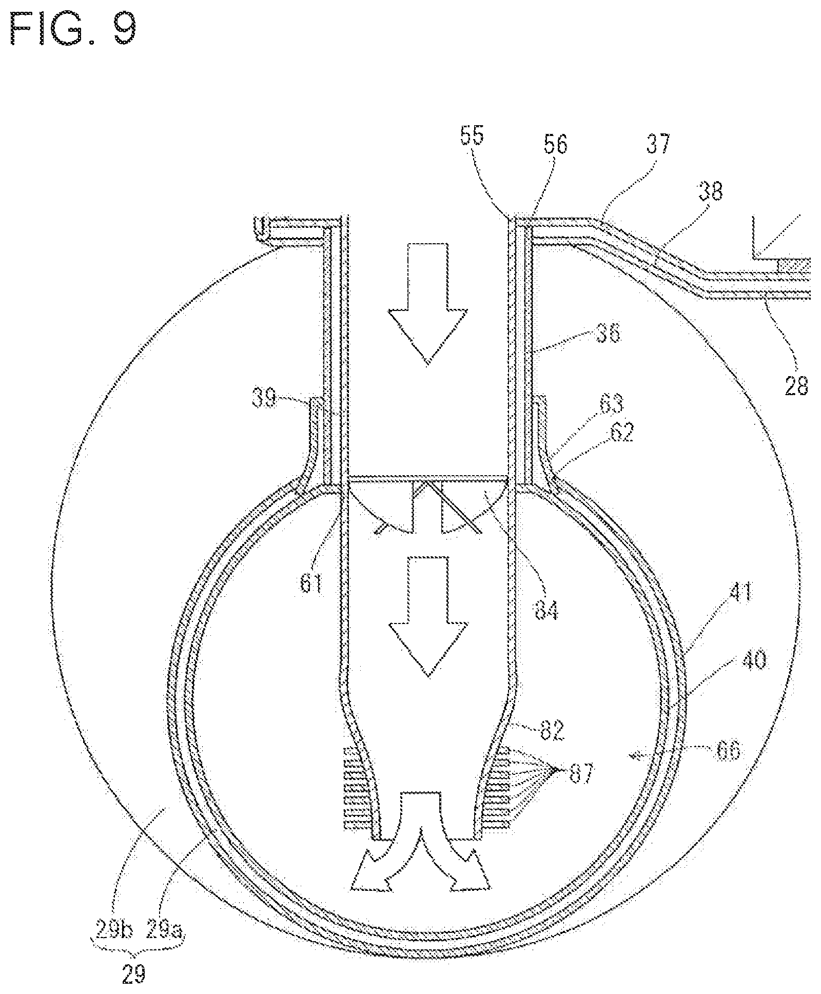 Patent US12297763 Figure 9 – Engine device