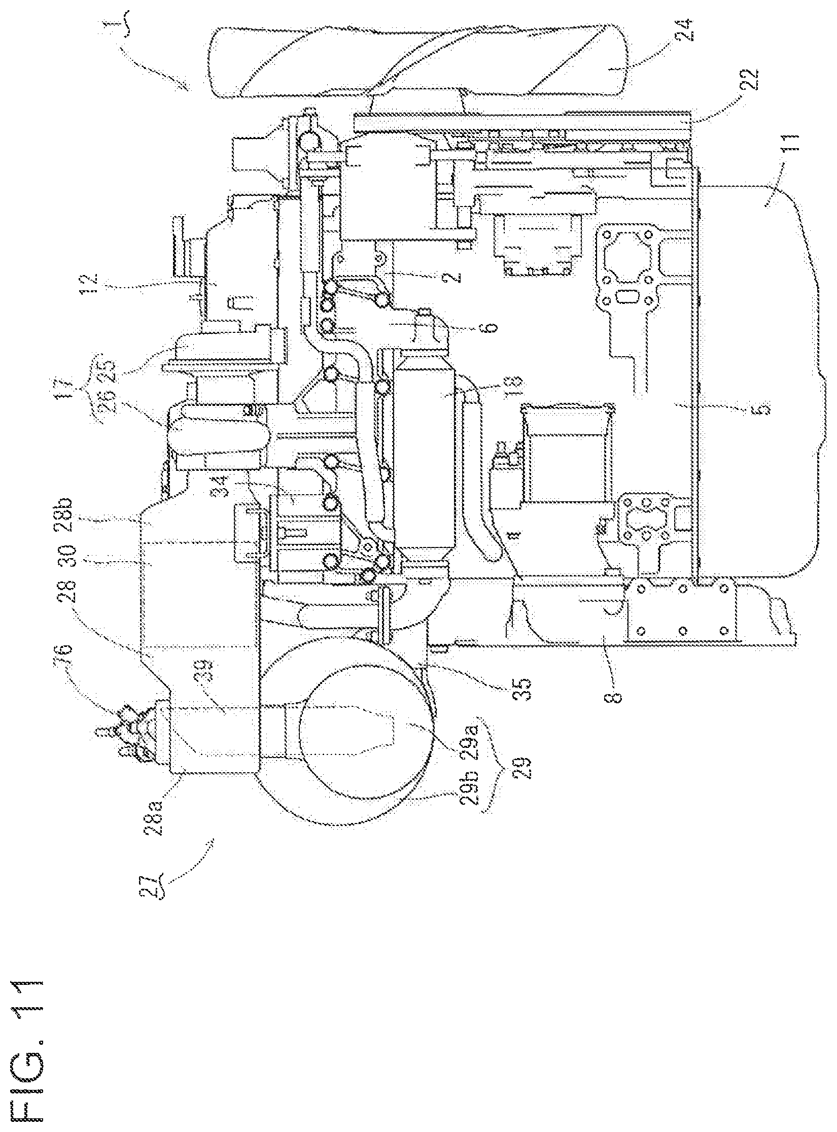 Patent US12297763 Figure 11 – Engine device