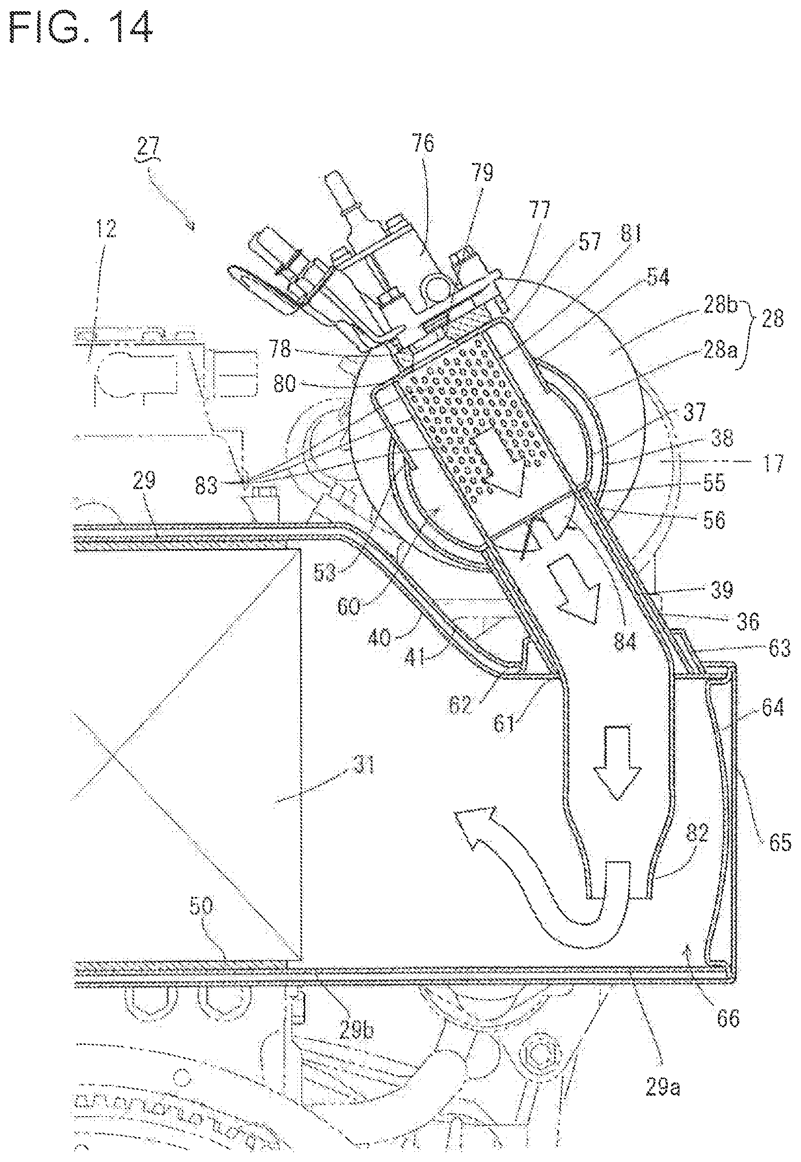 Patent US12297763 Figure 14 – Engine device