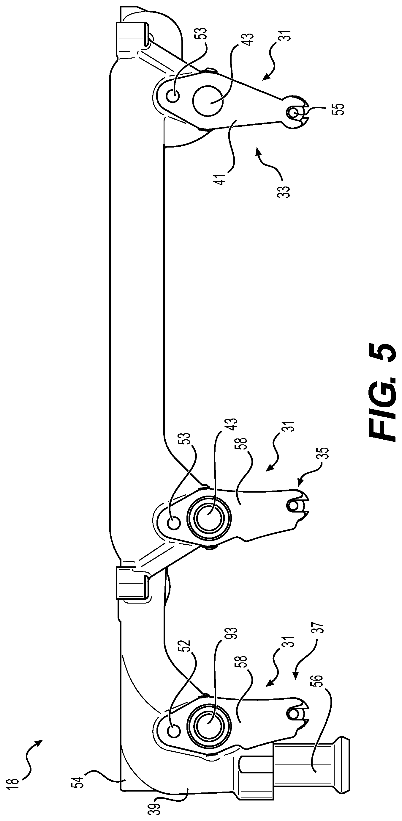 Patent US12297765 Figure 5 – Engine system with coolant collector