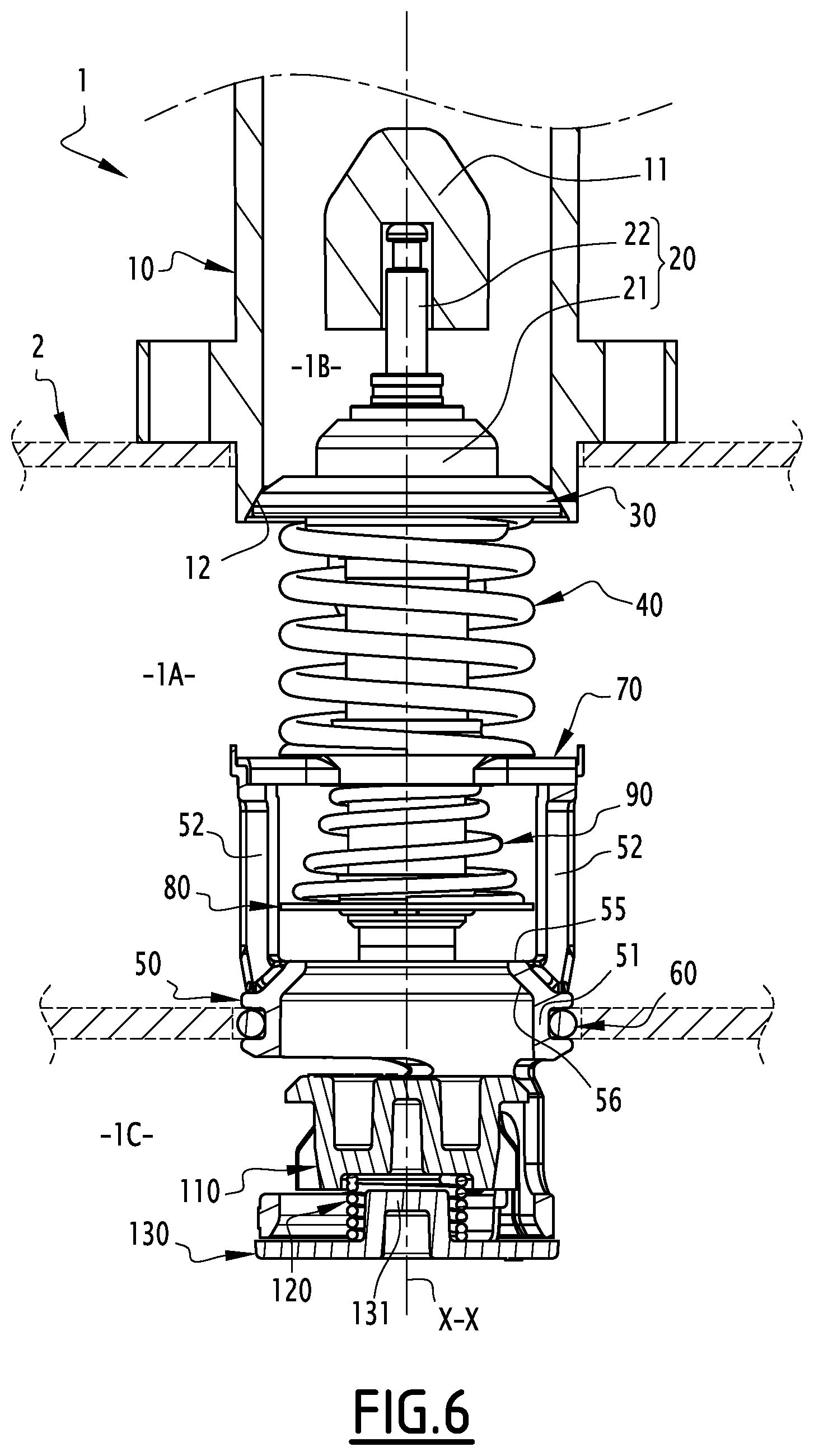 Patent US12297766 Figure 6 – Thermostatic valve
