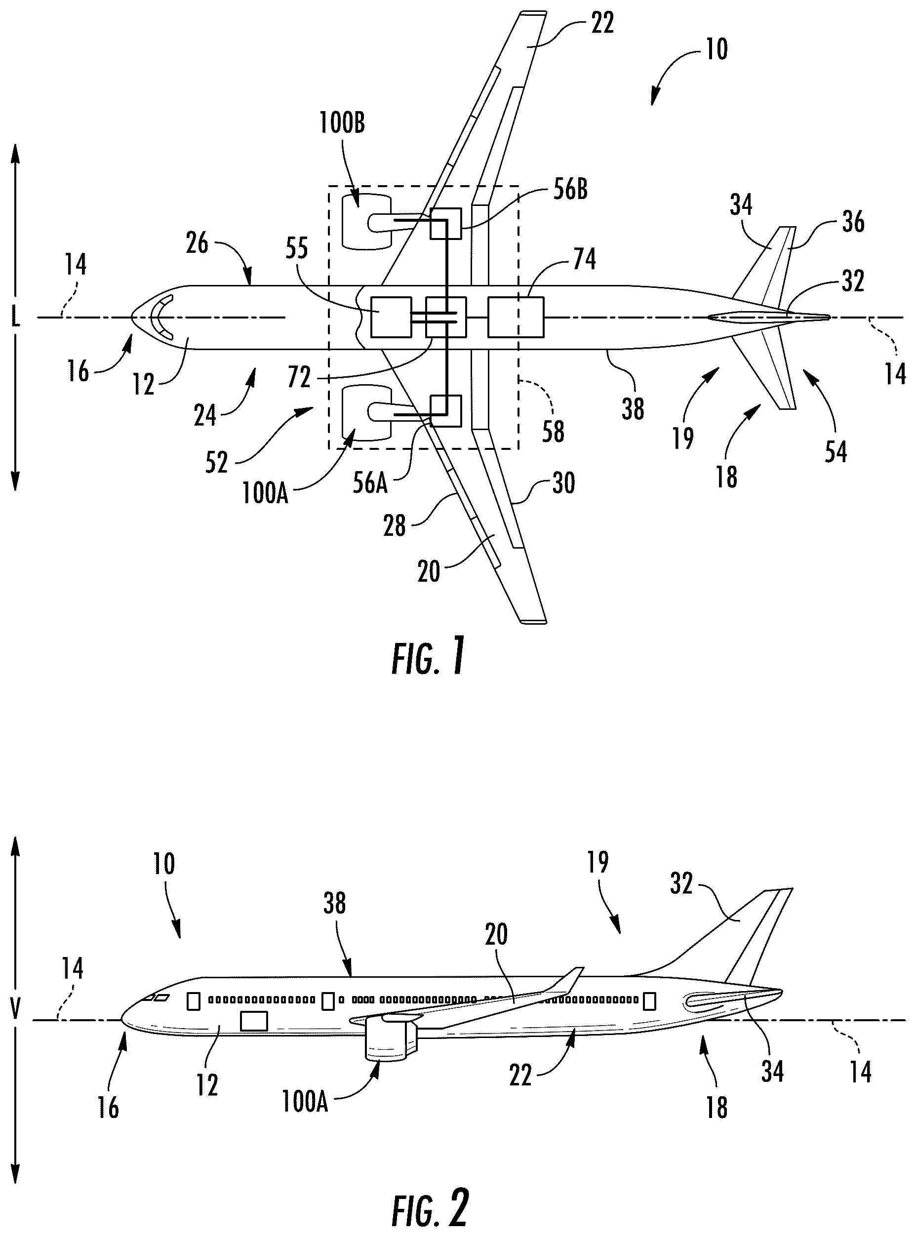 Patent US12297772 Figure 1 – Hybrid electric propulsion system load share