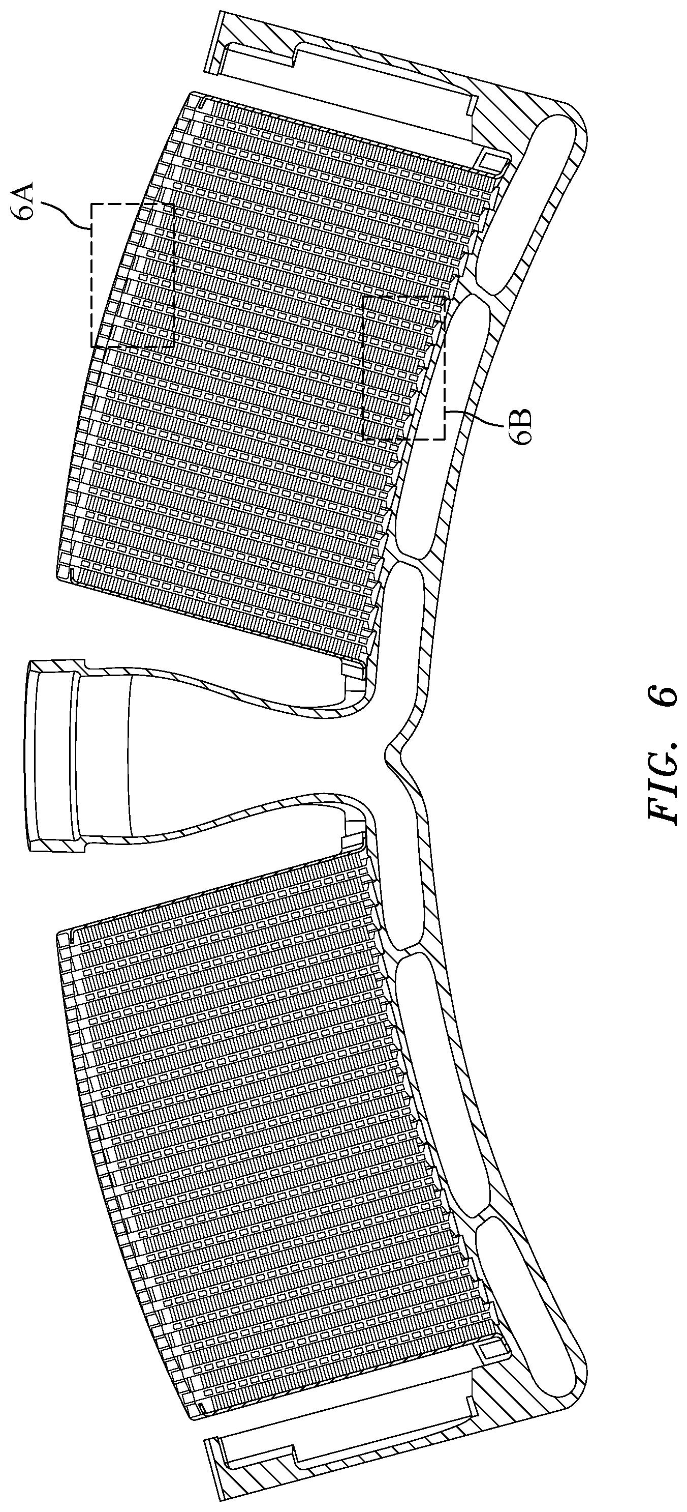 Patent US12297775 Figure 7 – Aircraft heat exchanger panel array interconnection