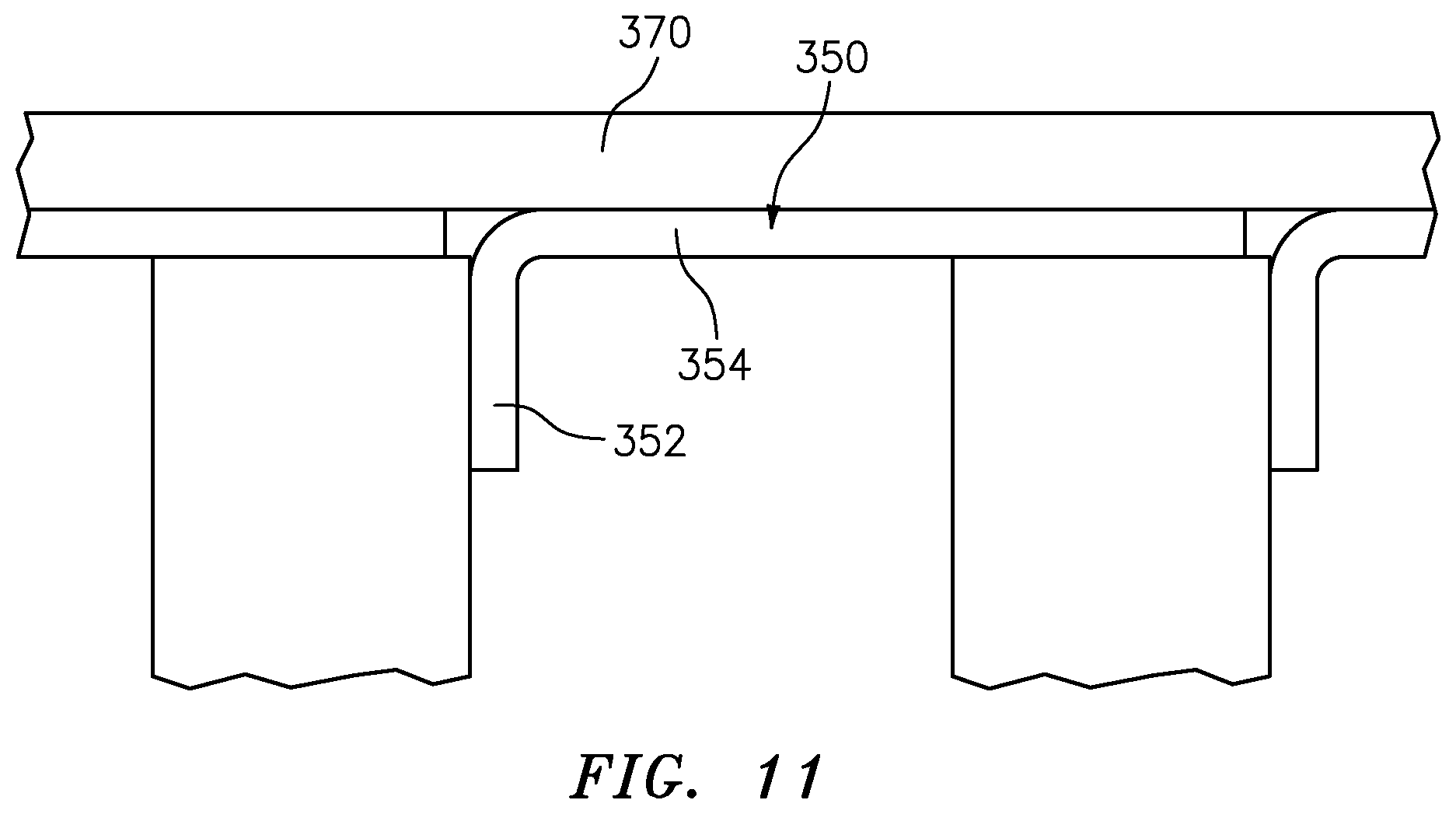 Patent US12297775 Figure 12 – Aircraft heat exchanger panel array interconnection