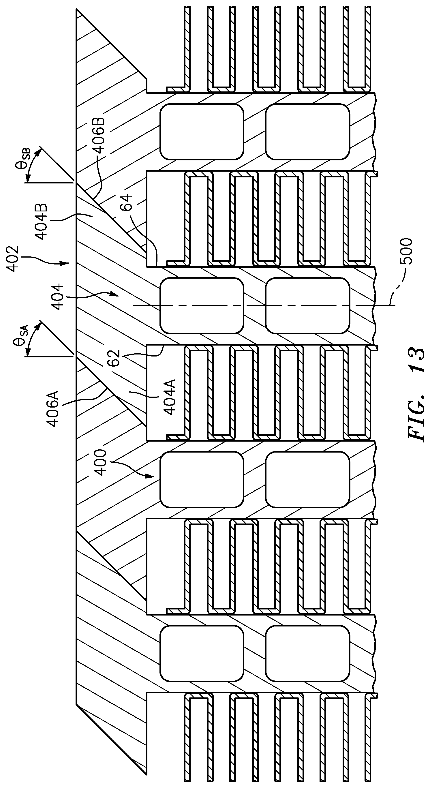 Patent US12297775 Figure 14 – Aircraft heat exchanger panel array interconnection