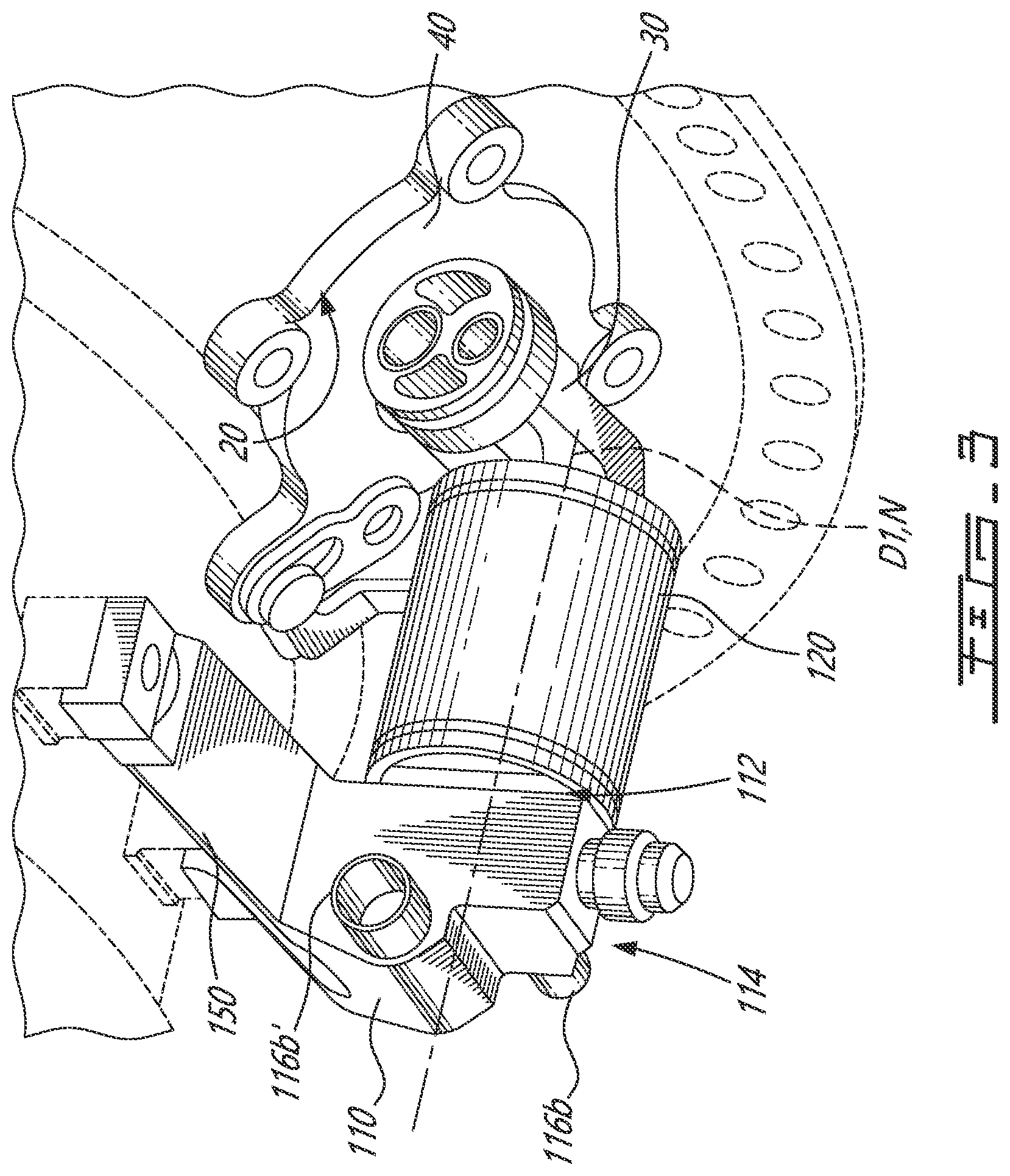 Patent US12297776 Figure 3 – Fuel manifold adapter
