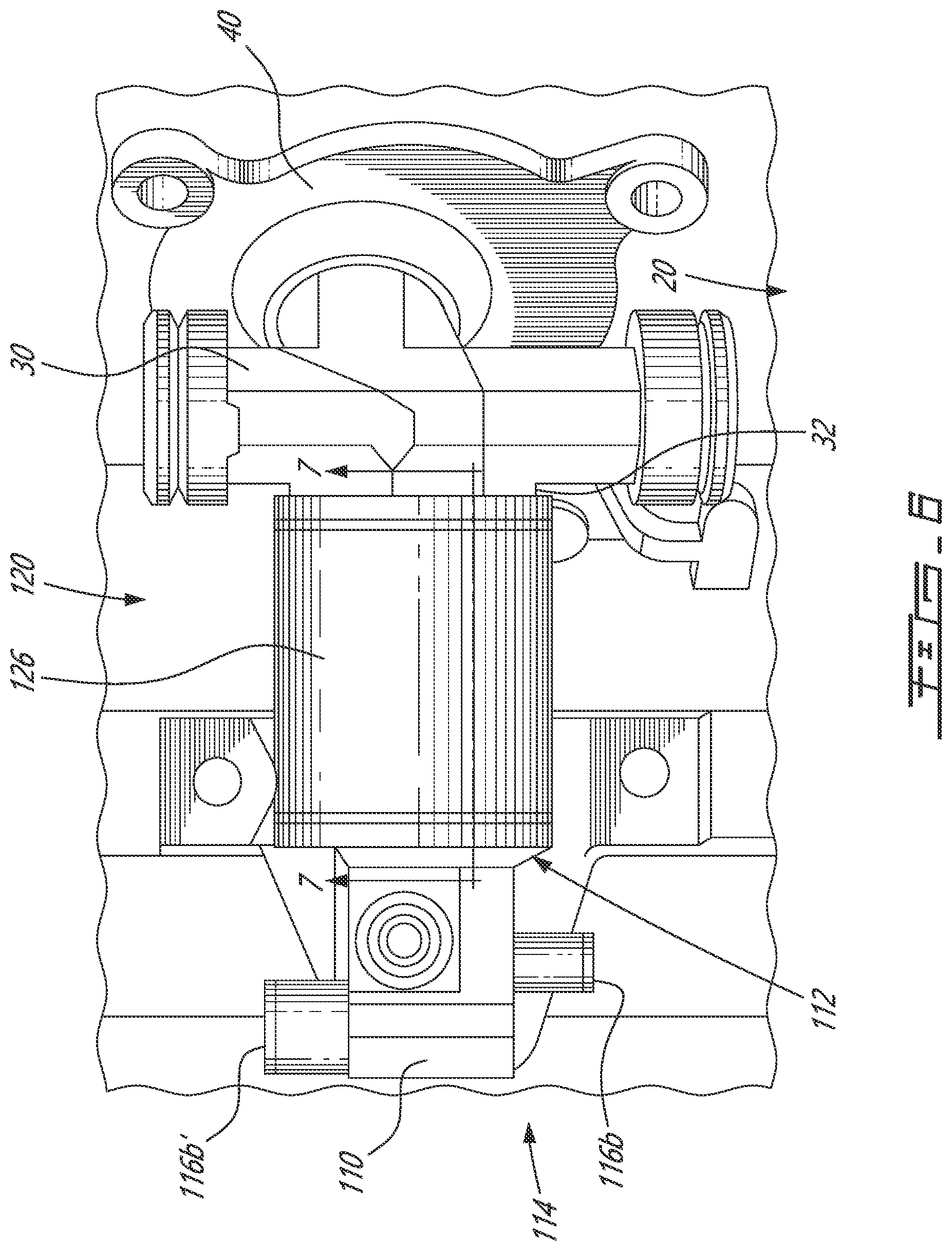 Patent US12297776 Figure 5 – Fuel manifold adapter