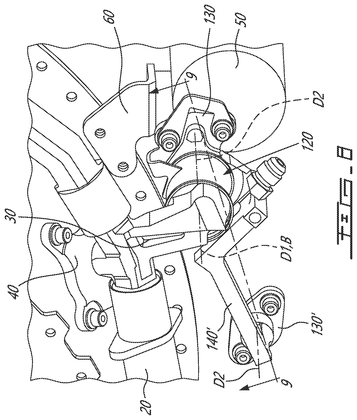Patent US12297776 Figure 7 – Fuel manifold adapter