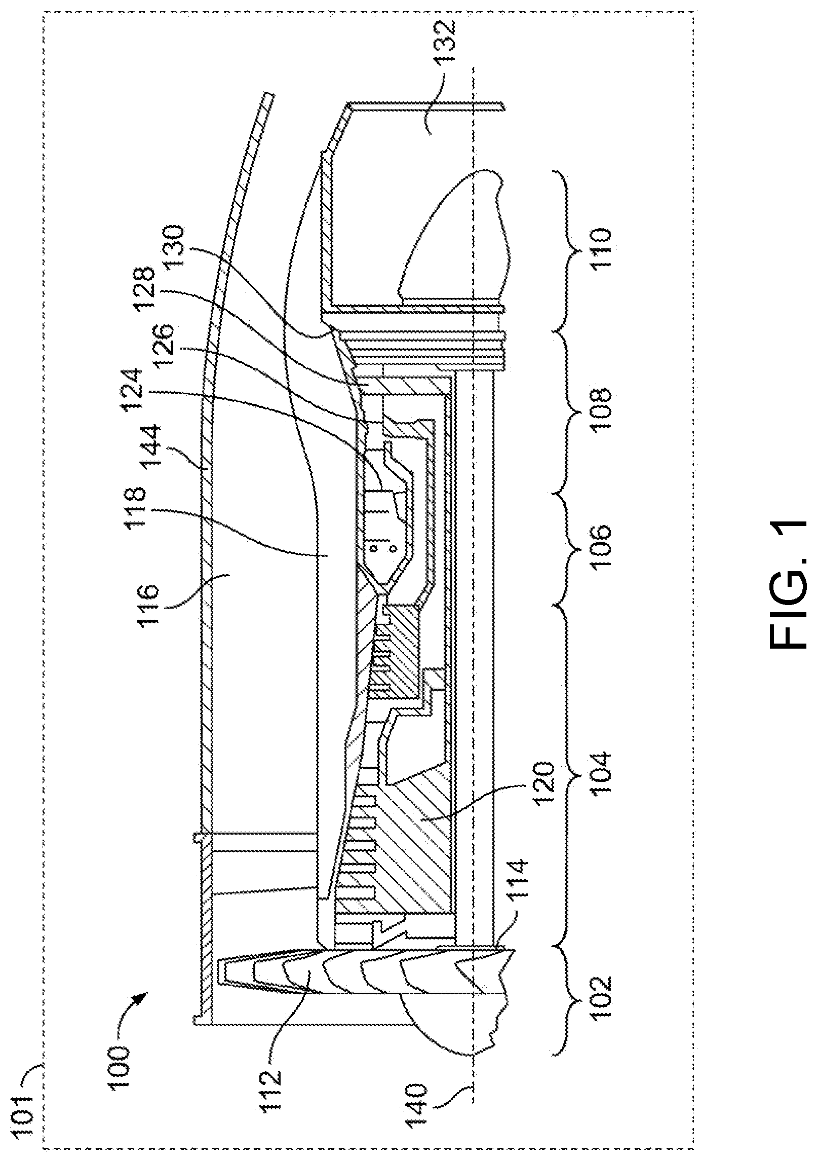 Patent US12297778 Figure 1 – Components having coating systems defined by tiles secured thereto, methods of producing the components, and aircraft comprising the components