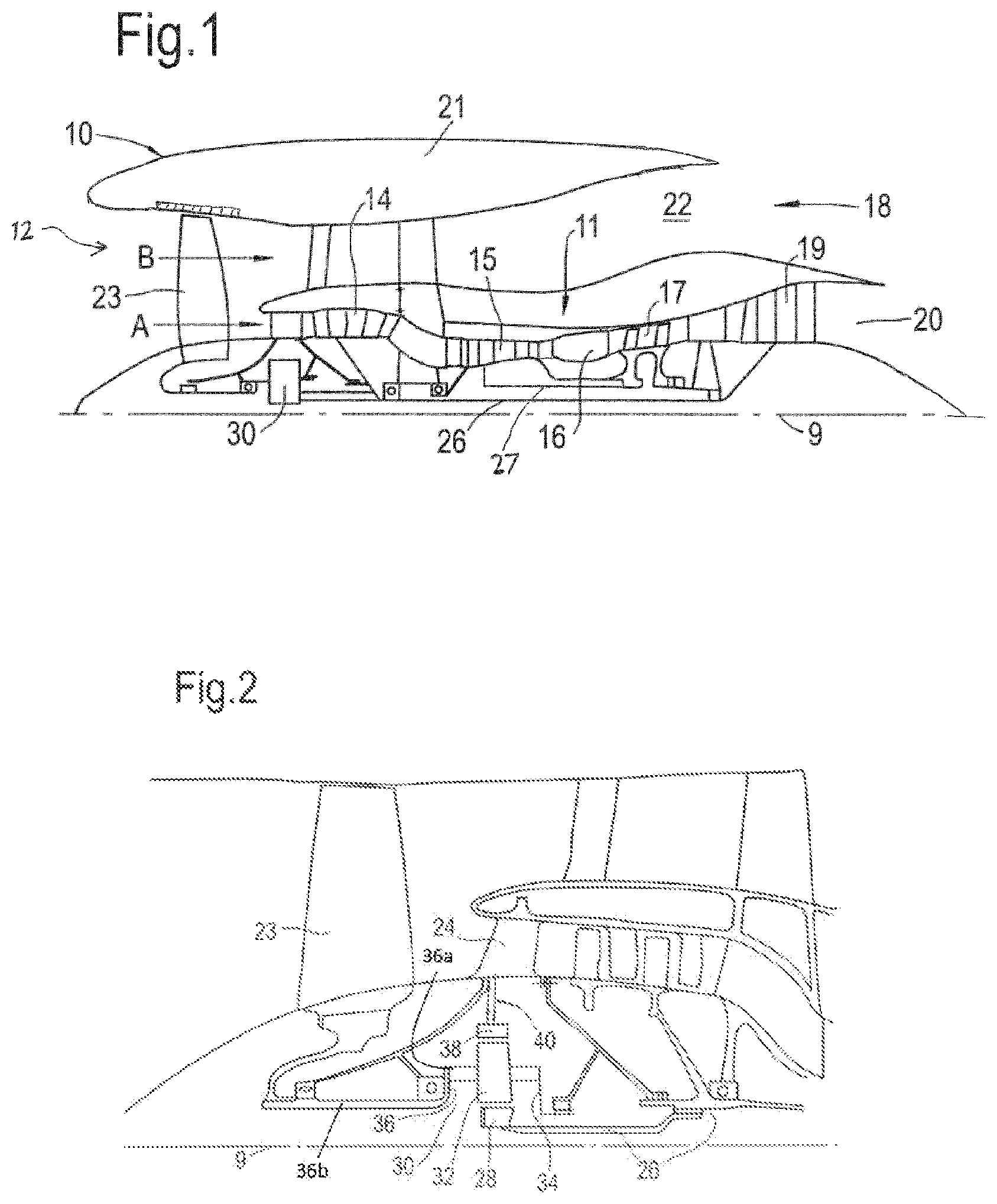 Patent US12297779 Figure 1 – Geared gas turbine engine