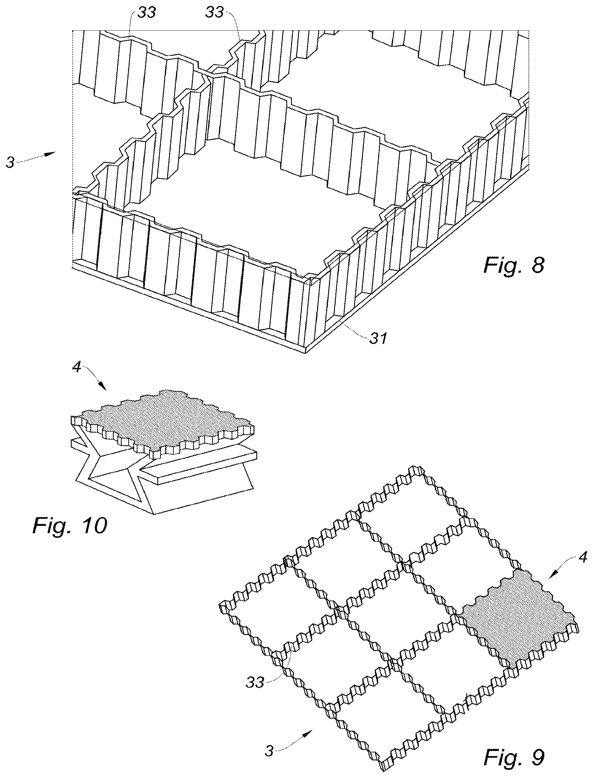 Patent US12297791 Figure 4 – Additive manufacturing process of a part for an aircraft propulsion unit nacelle