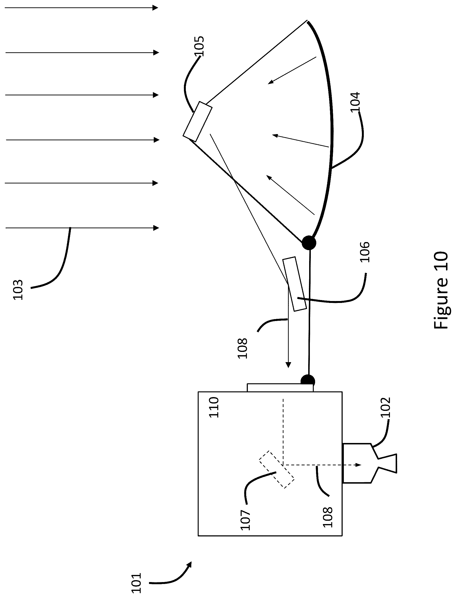 Patent US12297792 Figure 10 – Hybrid solar thermal and chemical vehicle configurations for space mining applications